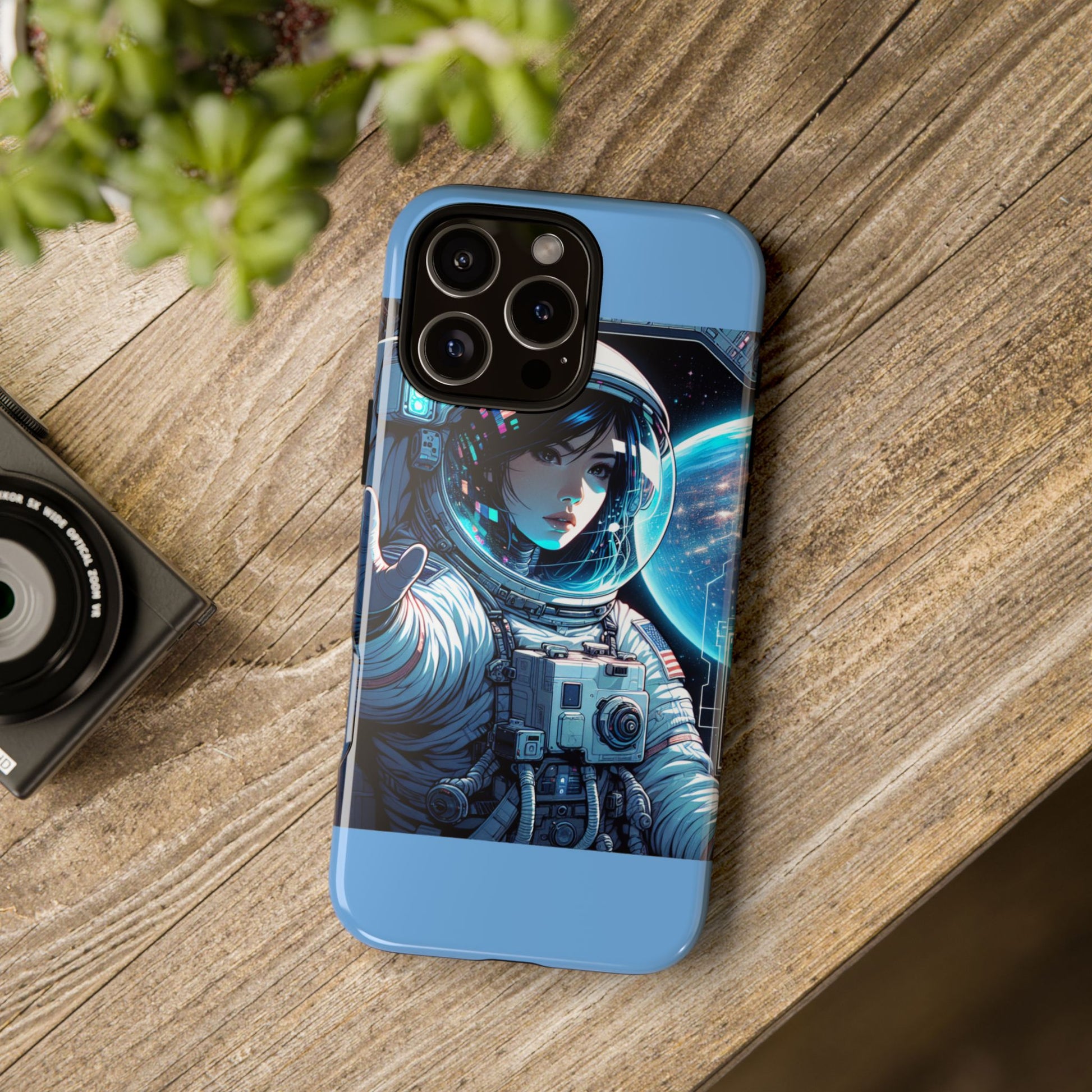 Astronaut Phone Case, Space-Themed Tough Case, Unique Gift for Science Lovers, Trendy Protection for Smartphones, Cool Tech Accessories