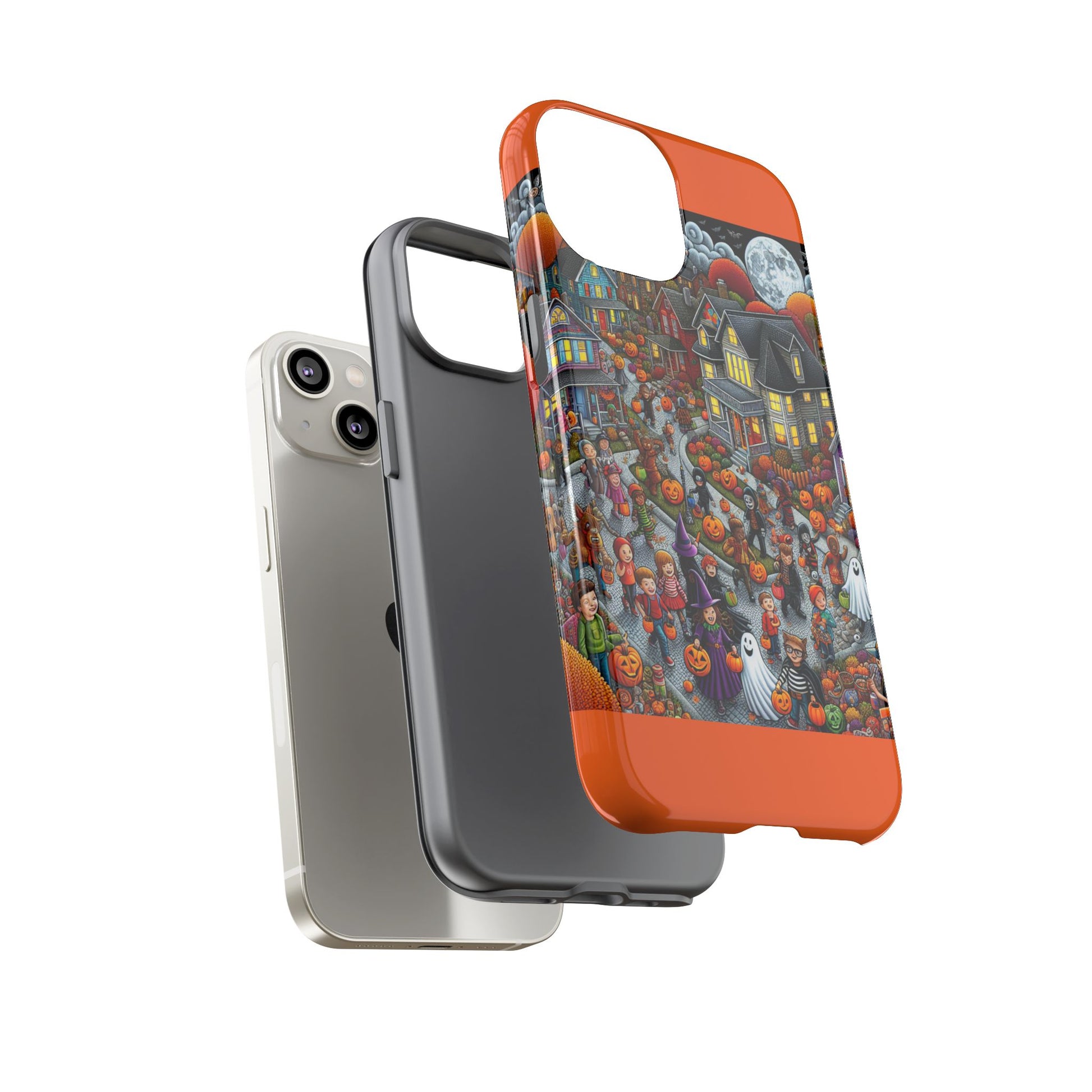 Halloween Phone Case, Tough Cases for Spooky Season, Fall Decor, Trick or Treat, Pumpkin Lovers, Ghost Design