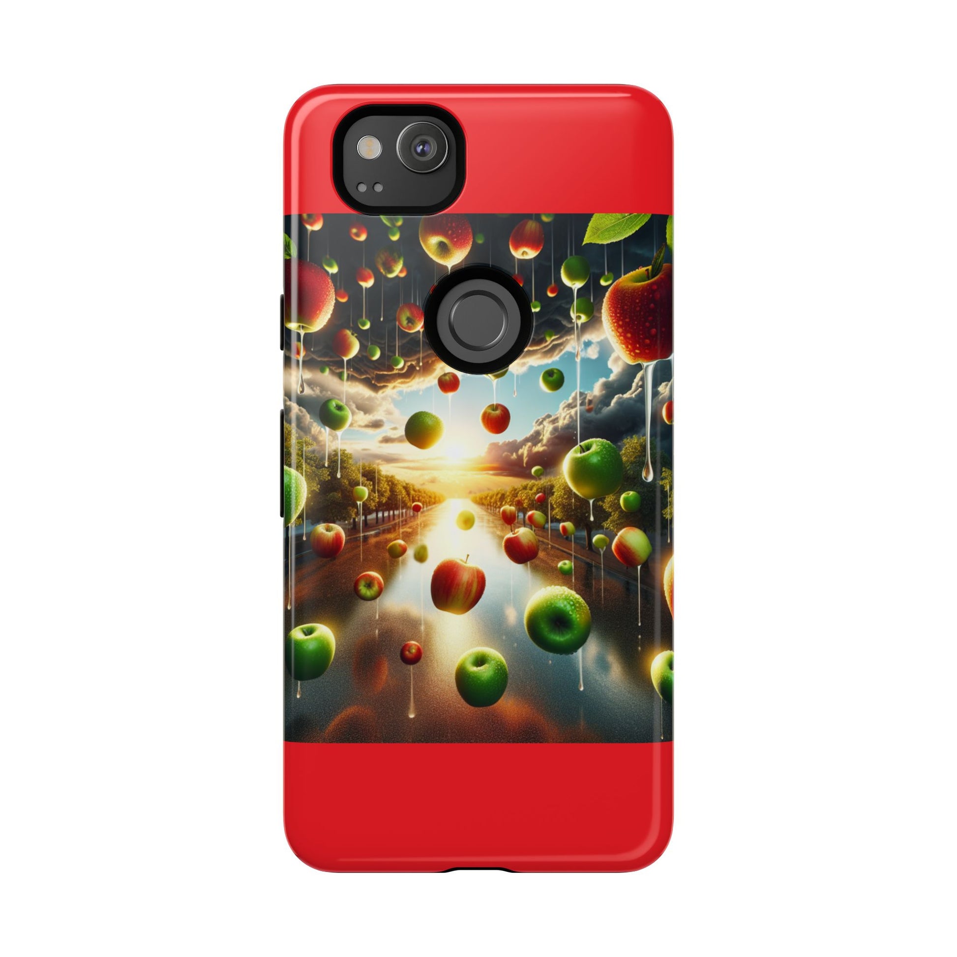 Vibrant Phone Case with Artistic Apple Design, Unique Gift for Art Lovers, Trendy Accessory for Any Occasion, Stylish Smartphone Cover