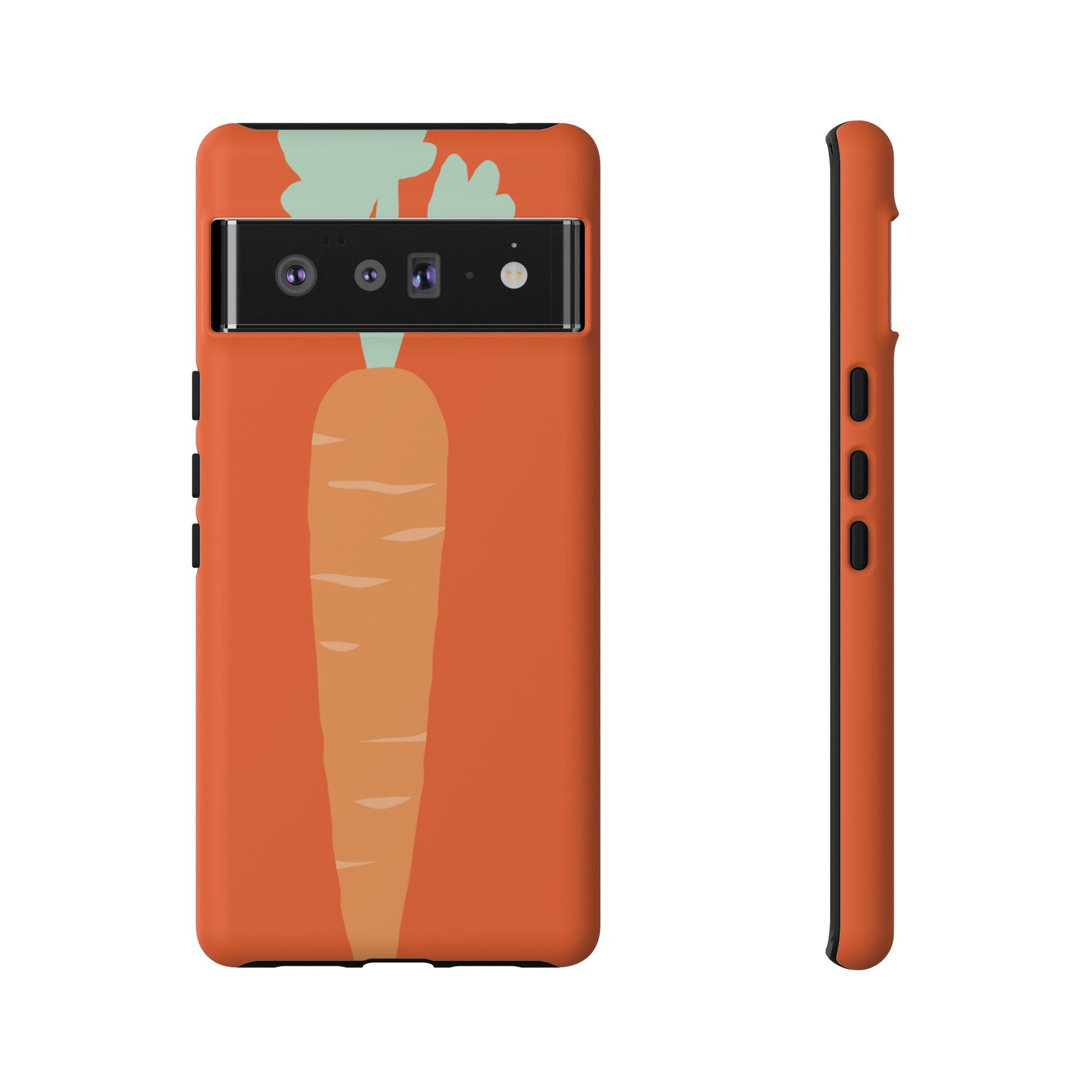 Tough Cases Carrot Phone Case, Cute Smartphone Cover, Fun Gift for Garden Lovers, Fall Decor, Vegan Accessories, Colorful Case