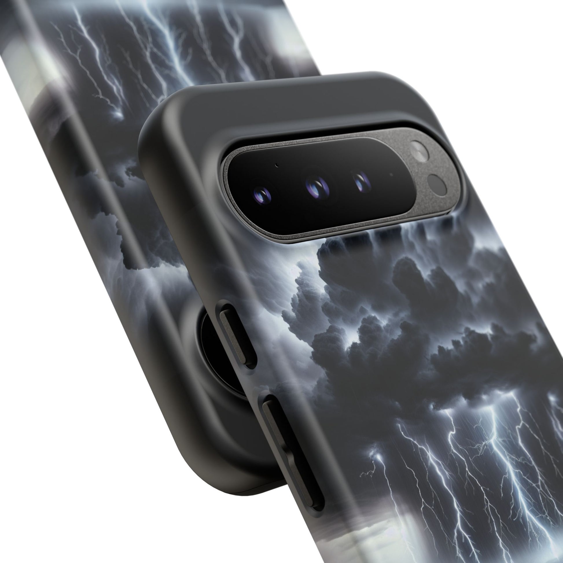 Tough Cases for the Bold: Stormy Thunder Phone Case, Lightning Protection, Durable Cover for Adventurers, Unique Gift for Nature [...]