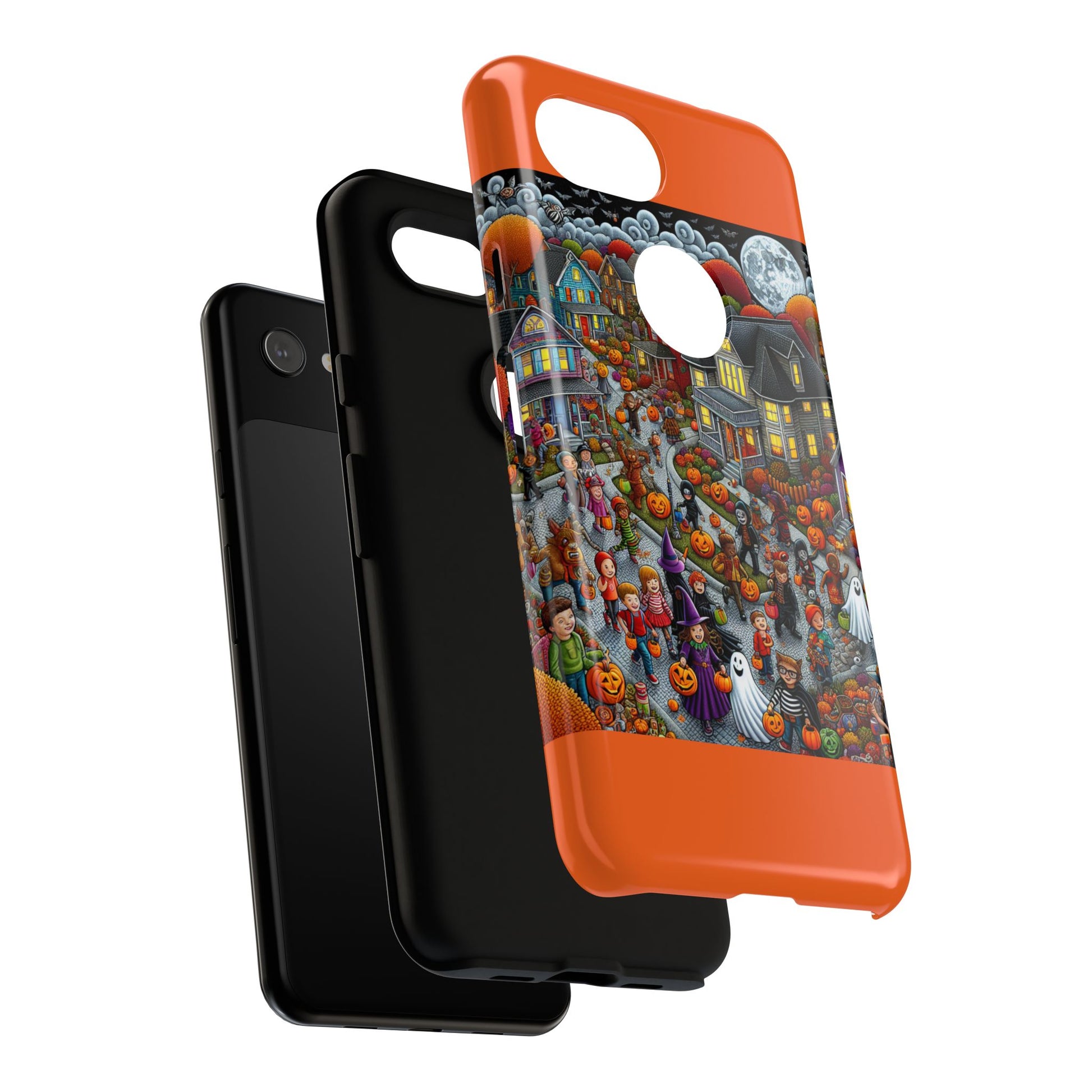 Halloween Phone Case, Tough Cases for Spooky Season, Fall Decor, Trick or Treat, Pumpkin Lovers, Ghost Design
