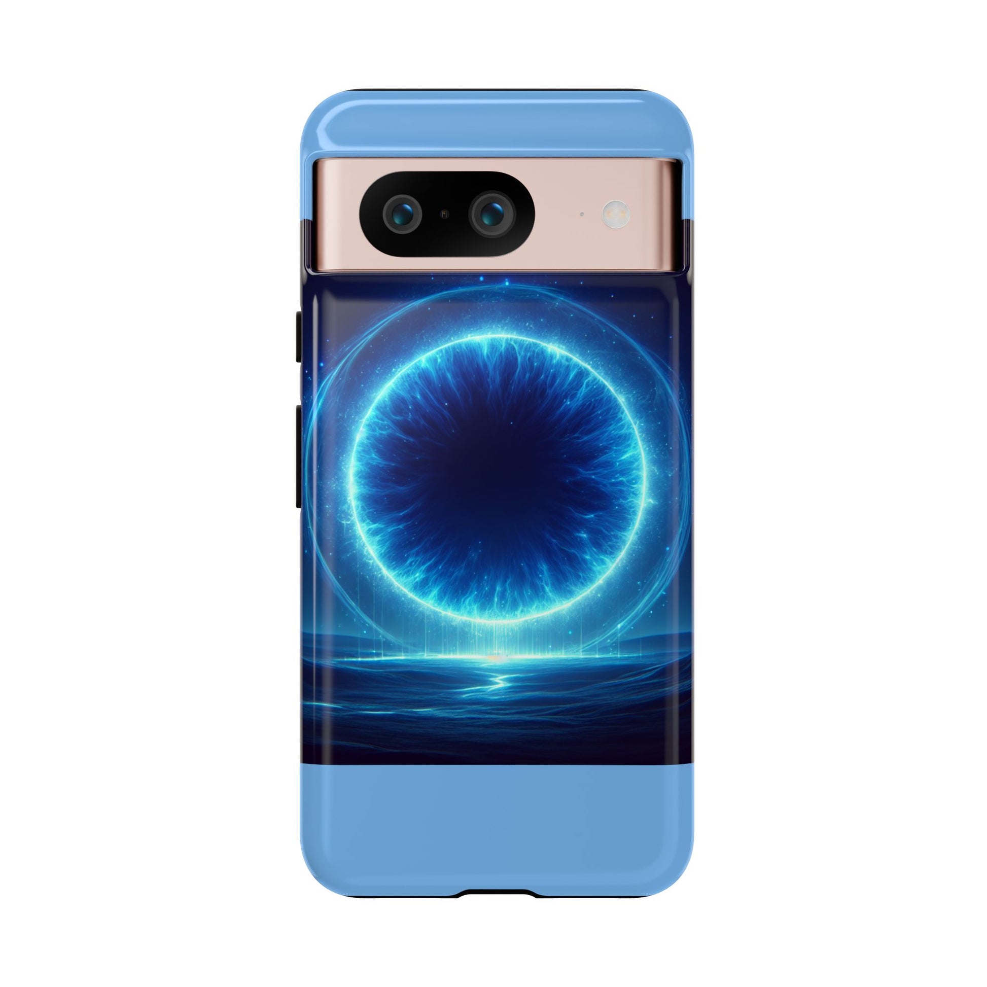 Blue Galaxy Phone Case, Tough Phone Cover, Cosmic Protection Case, Space Design, Gift for Space Lovers