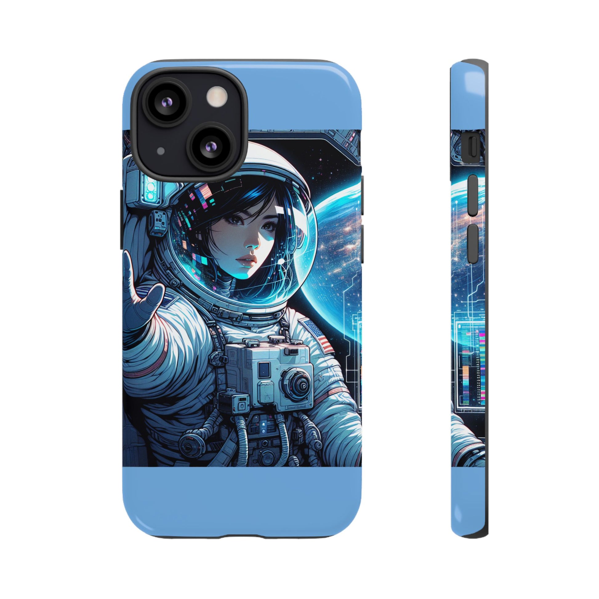 Astronaut Phone Case, Space-Themed Tough Case, Unique Gift for Science Lovers, Trendy Protection for Smartphones, Cool Tech Accessories