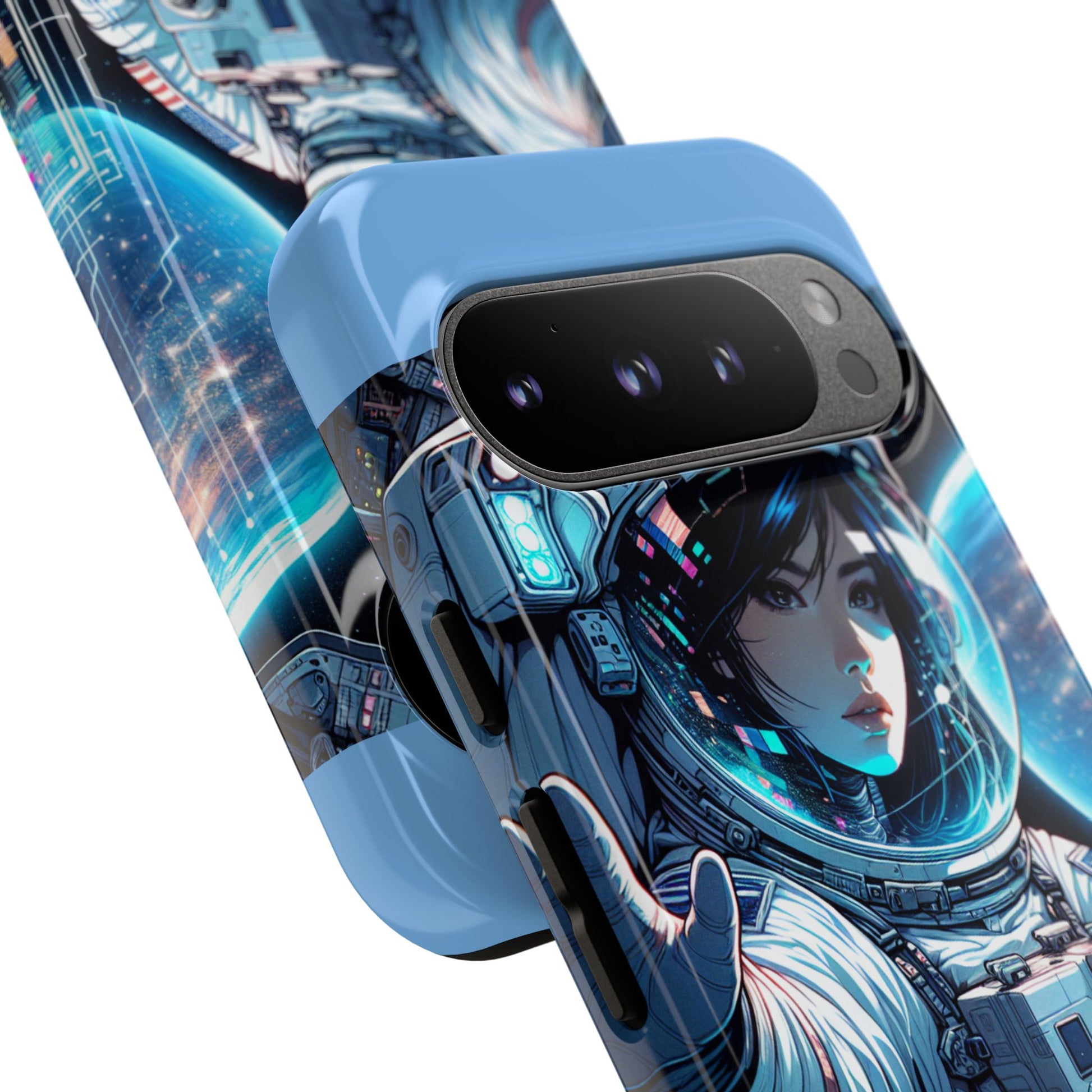Astronaut Phone Case, Space-Themed Tough Case, Unique Gift for Science Lovers, Trendy Protection for Smartphones, Cool Tech Accessories