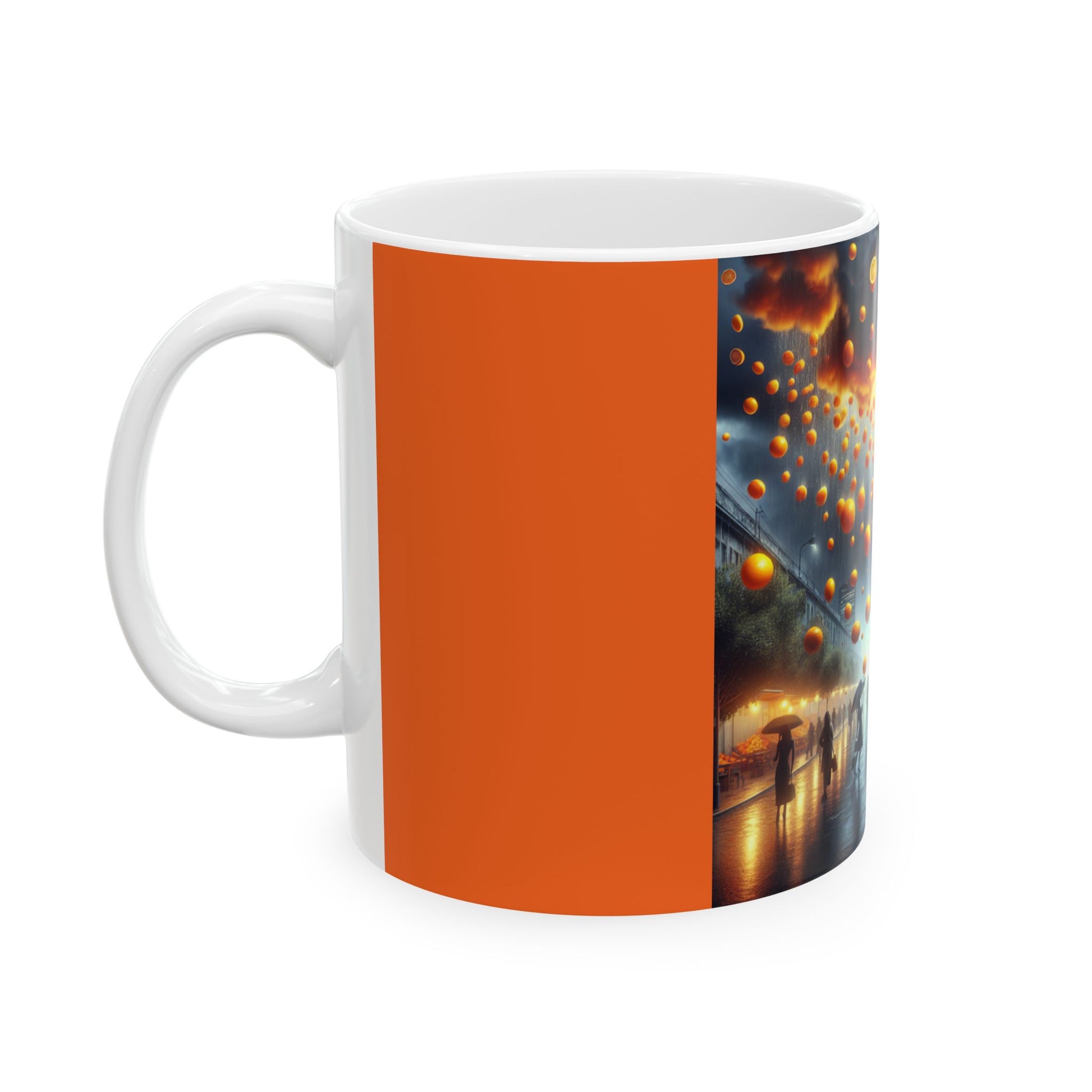 Ceramic Mug with Stunning Skyline Design - Perfect for Coffee Lovers, Gift for Friends, Home Decor, Unique Art Mug, Urban Vibe