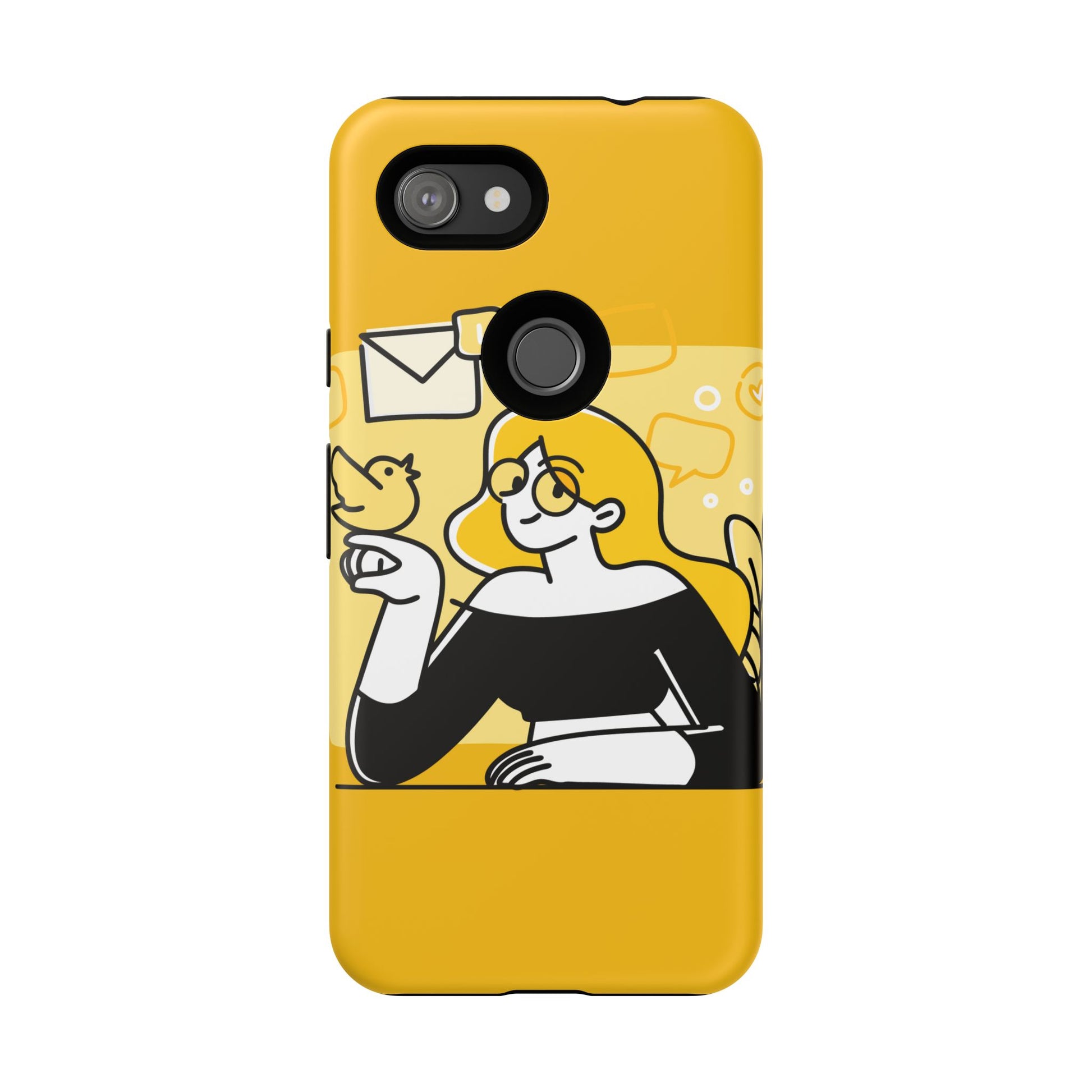 Chic Phone Case with Playful Design, Smartphone Cover, Unique Gift, Trendy Accessory, Eco-Friendly Case
