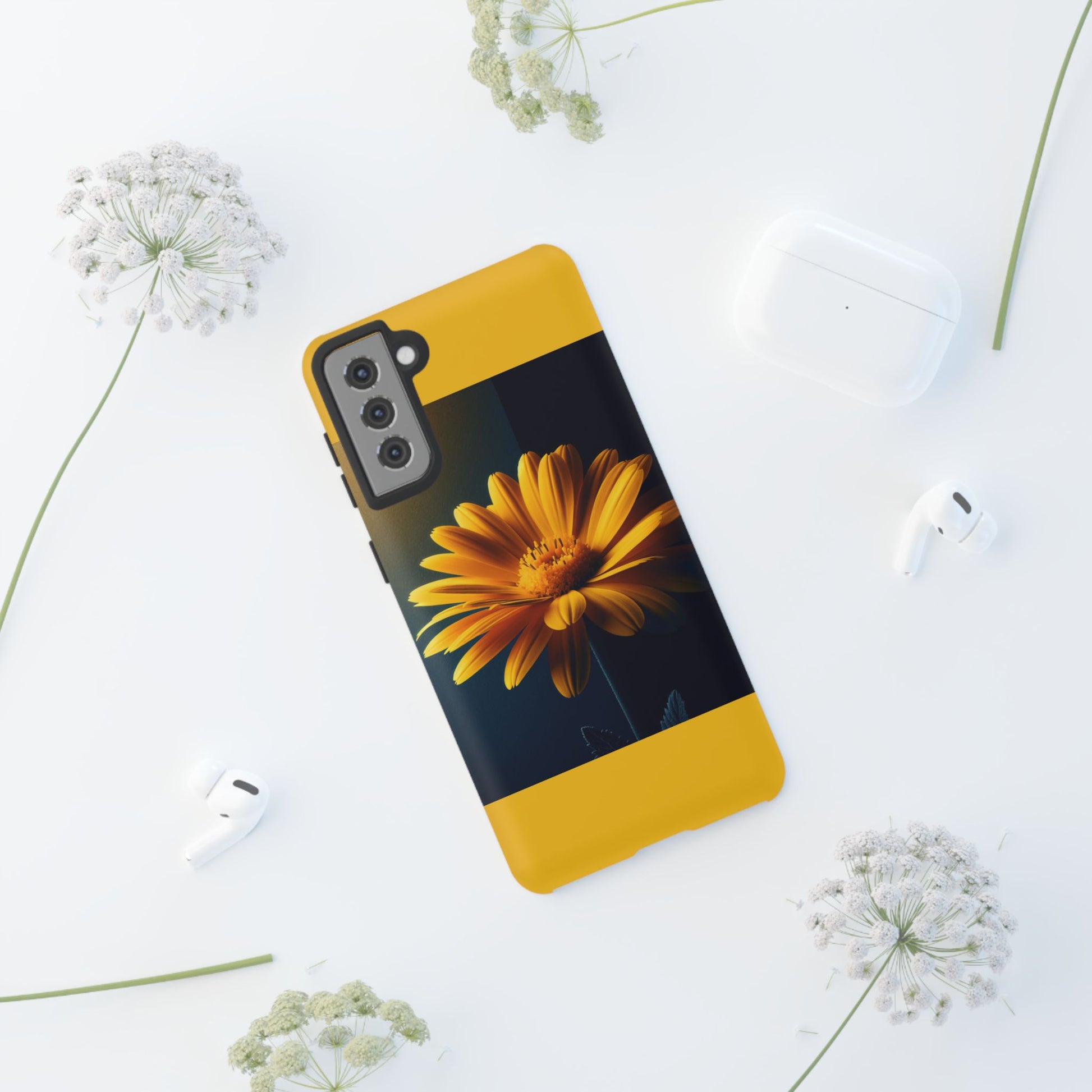 Bright Floral Phone Case | Tough Cases for Nature Lovers, Flower Design, Protective Cover, Gift for Her, Spring Accessories