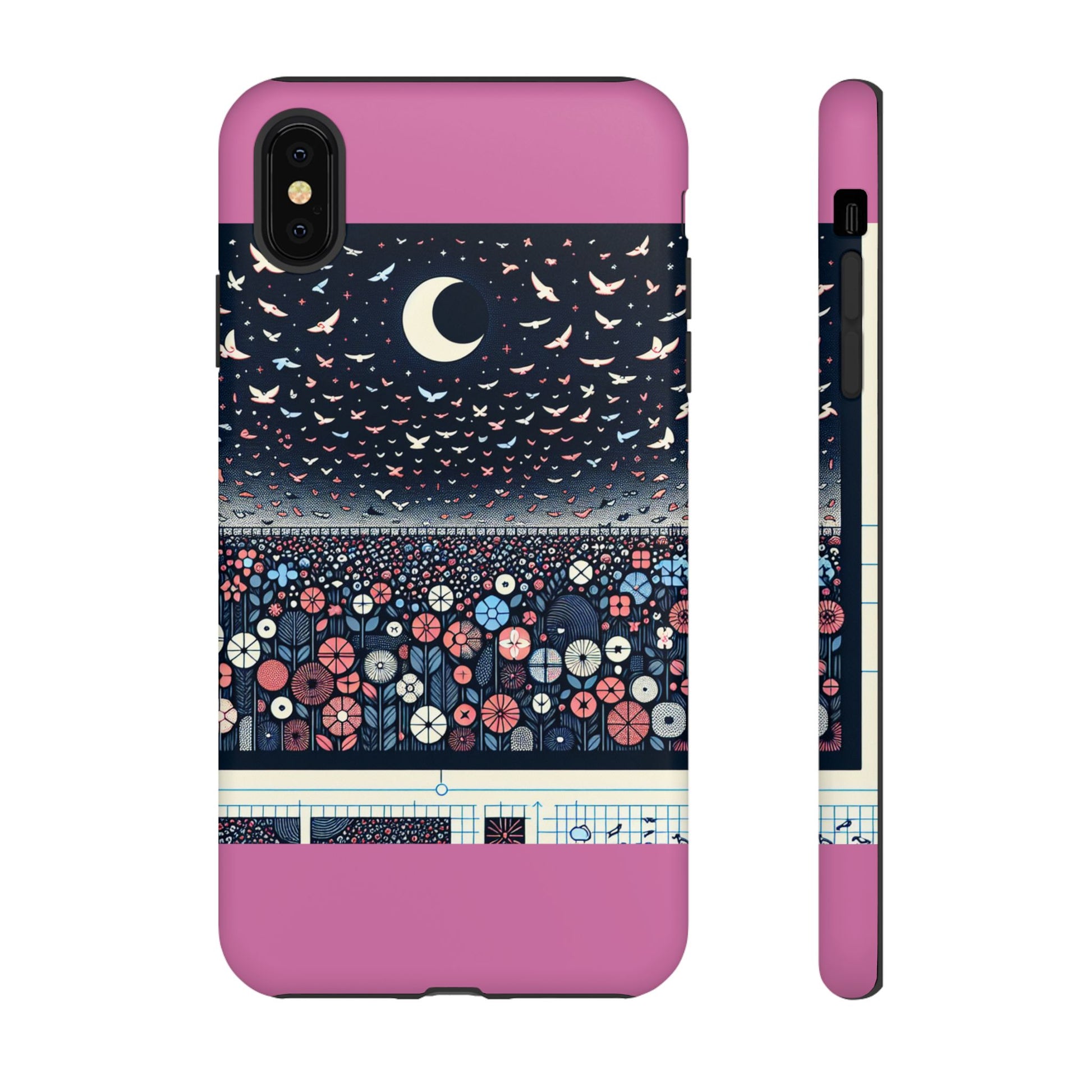 Floral Phone Case, Tough Cases for iPhone, Nature-Inspired Design, Gift for Her, Stylish Protection, Trending Accessory