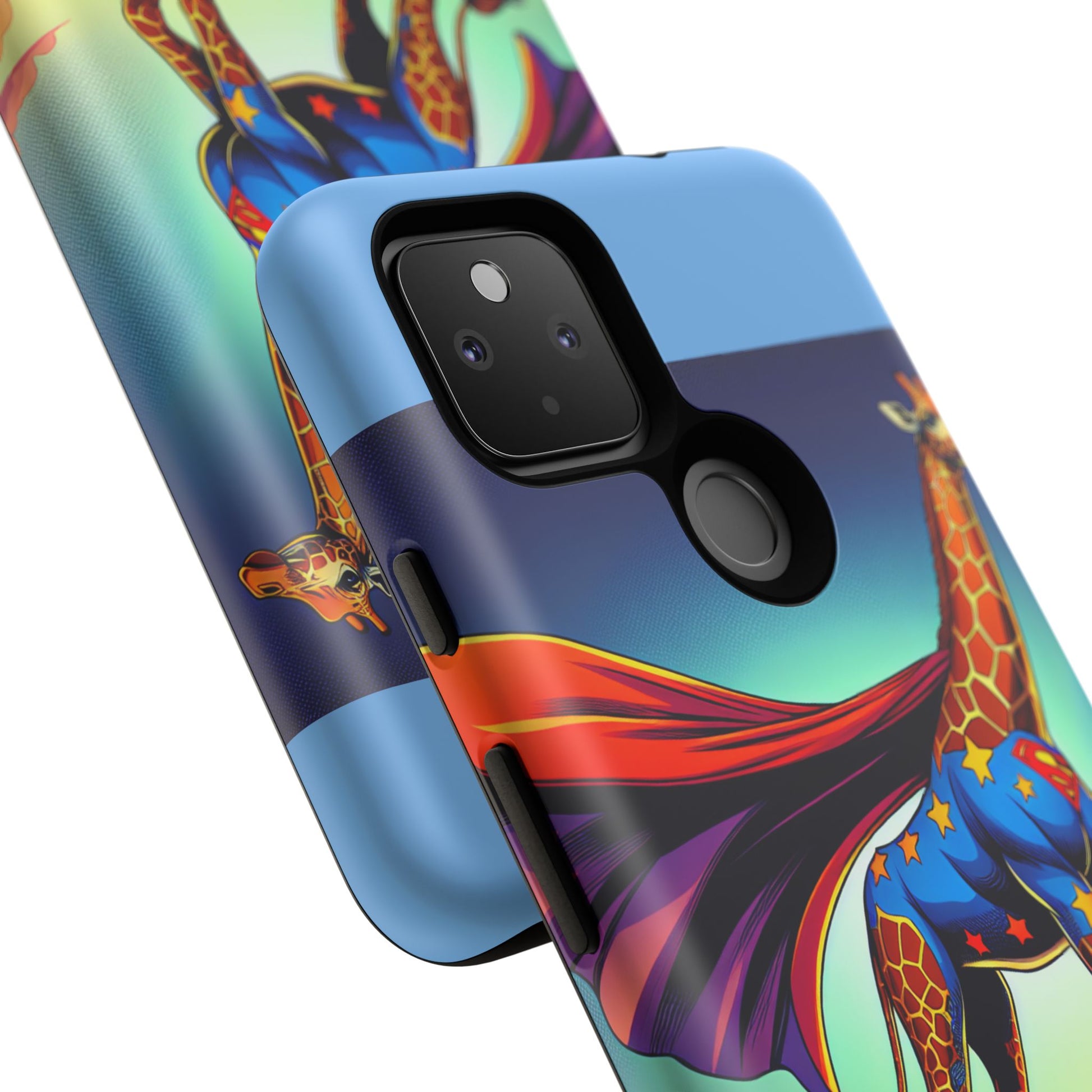 Superhero Giraffe Phone Case | Tough Cases, Unique Gifts, Animal Lover Accessories, Fun Tech Protectors, Cute Phone Covers, Birthday Gift