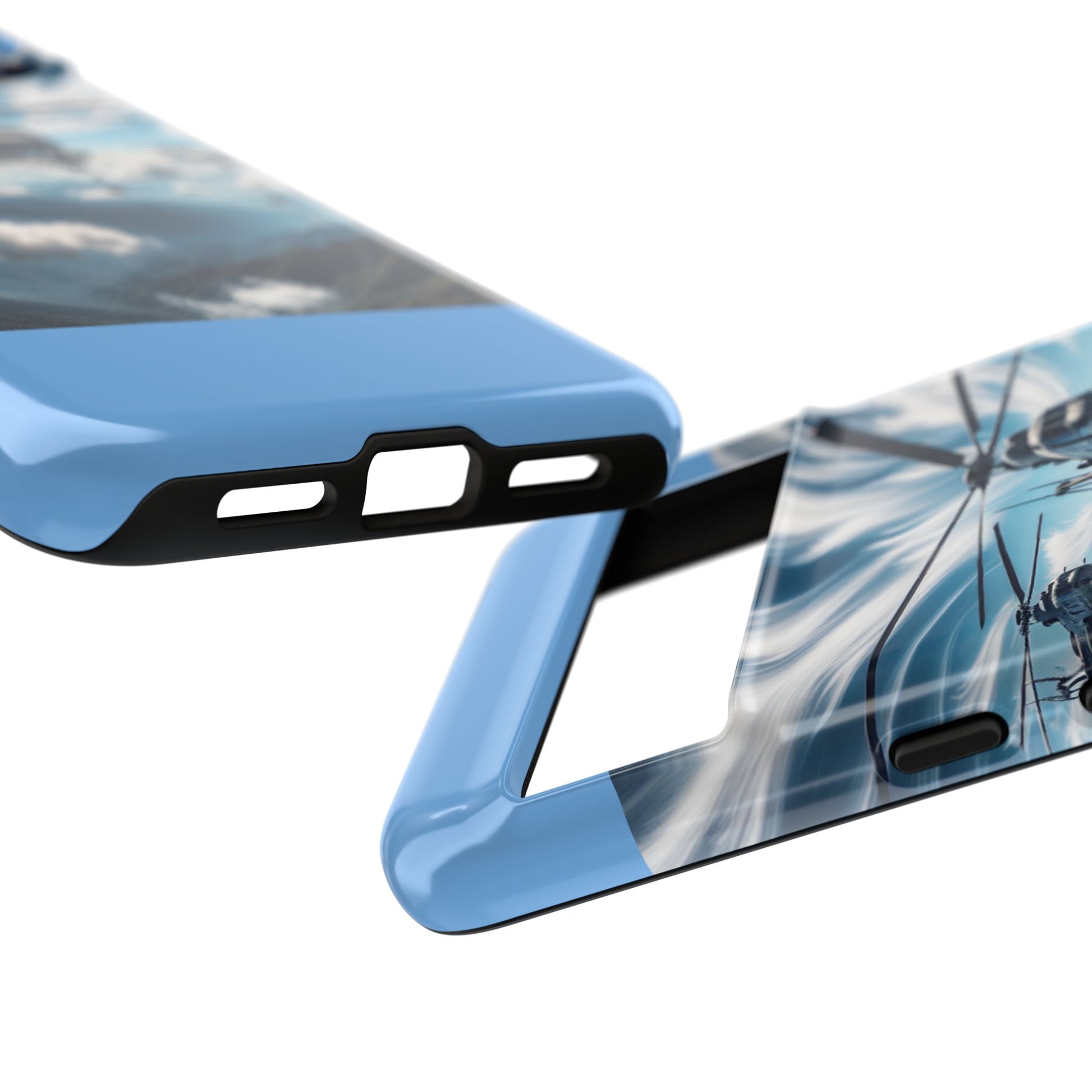 Tough Cases - Helicopter Design Phone Case, Military Style Cover, Unique Gift for Aviation Lovers, Durable Phone Protector, Hobbyist [...]