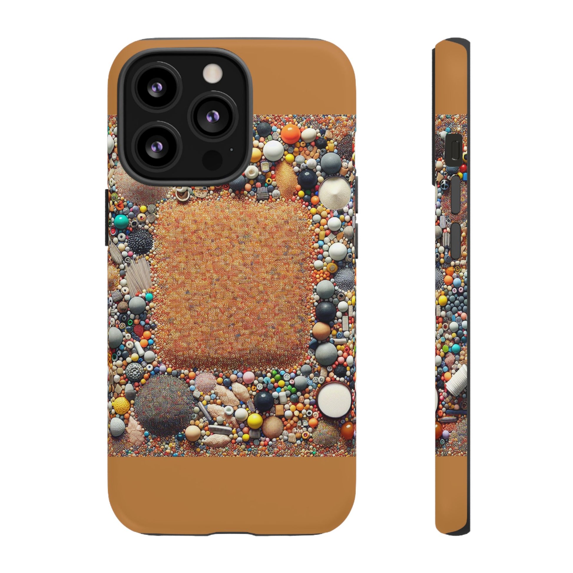Colorful Phone Case with Unique Texture, Tough Case, Phone Accessory, Trendy Design, Gift for Tech Lovers, Durable Protection