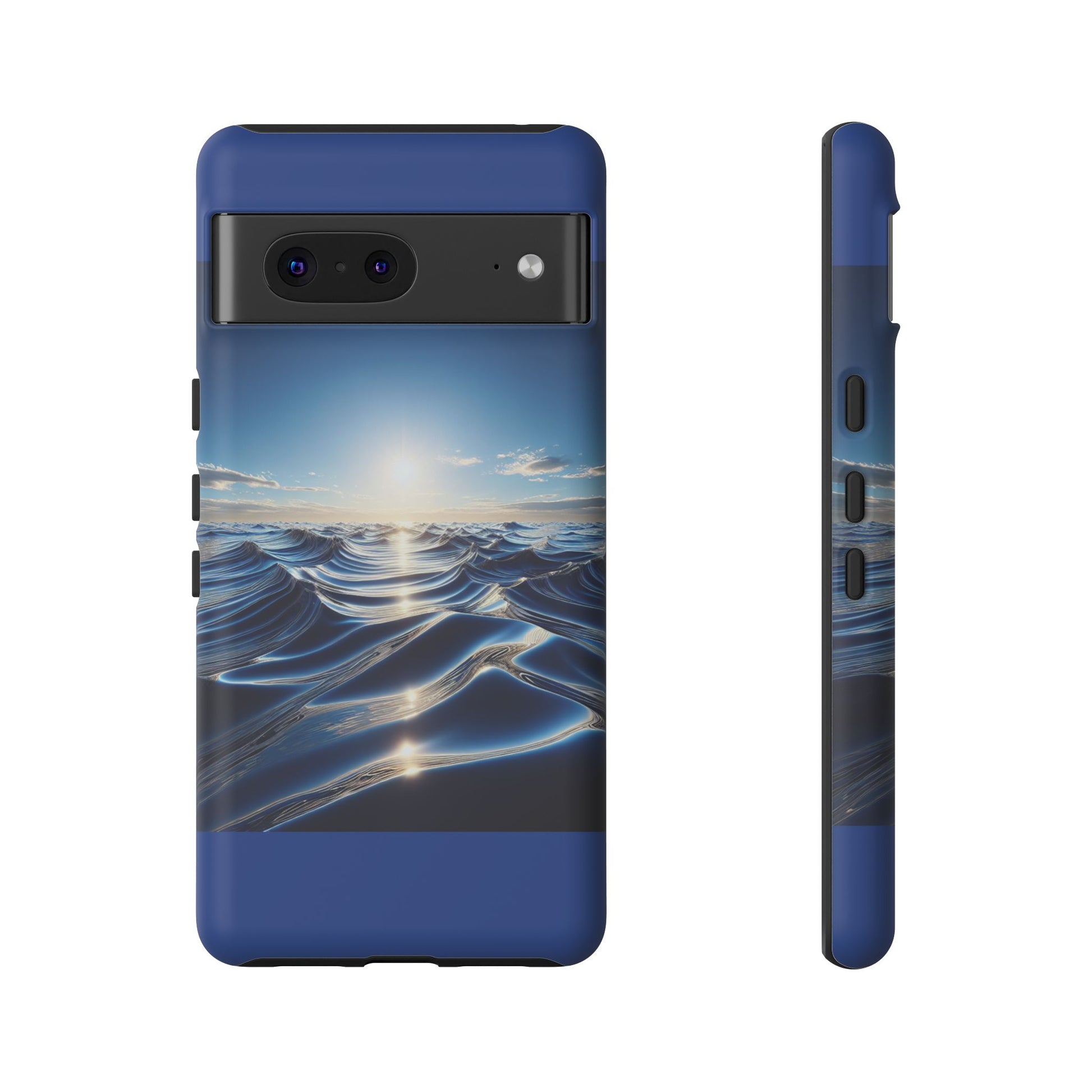 Ocean Wave Phone Case, Tough Phone Cover, Stylish Cell Case, Gift for Beach Lovers, Customizable Phone Accessory