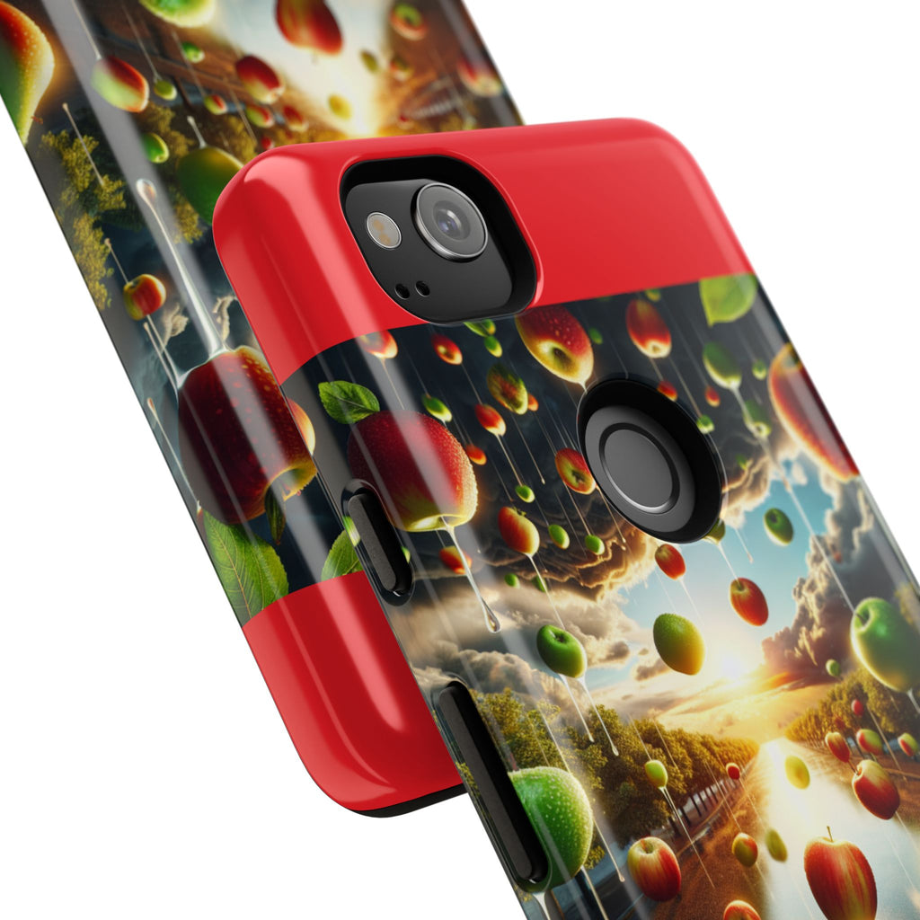 Vibrant Phone Case with Artistic Apple Design, Unique Gift for Art Lovers, Trendy Accessory for Any Occasion, Stylish Smartphone Cover
