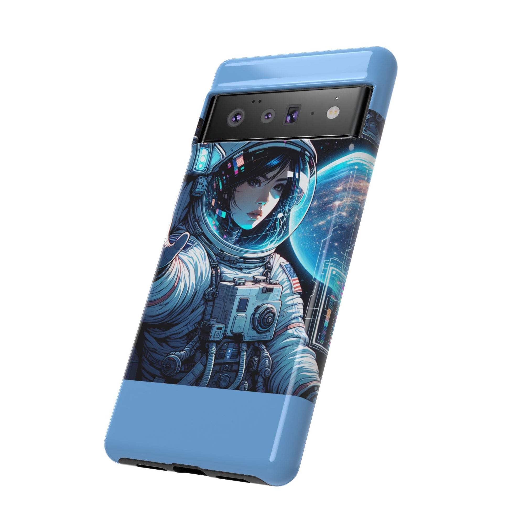 Astronaut Phone Case, Space-Themed Tough Case, Unique Gift for Science Lovers, Trendy Protection for Smartphones, Cool Tech Accessories