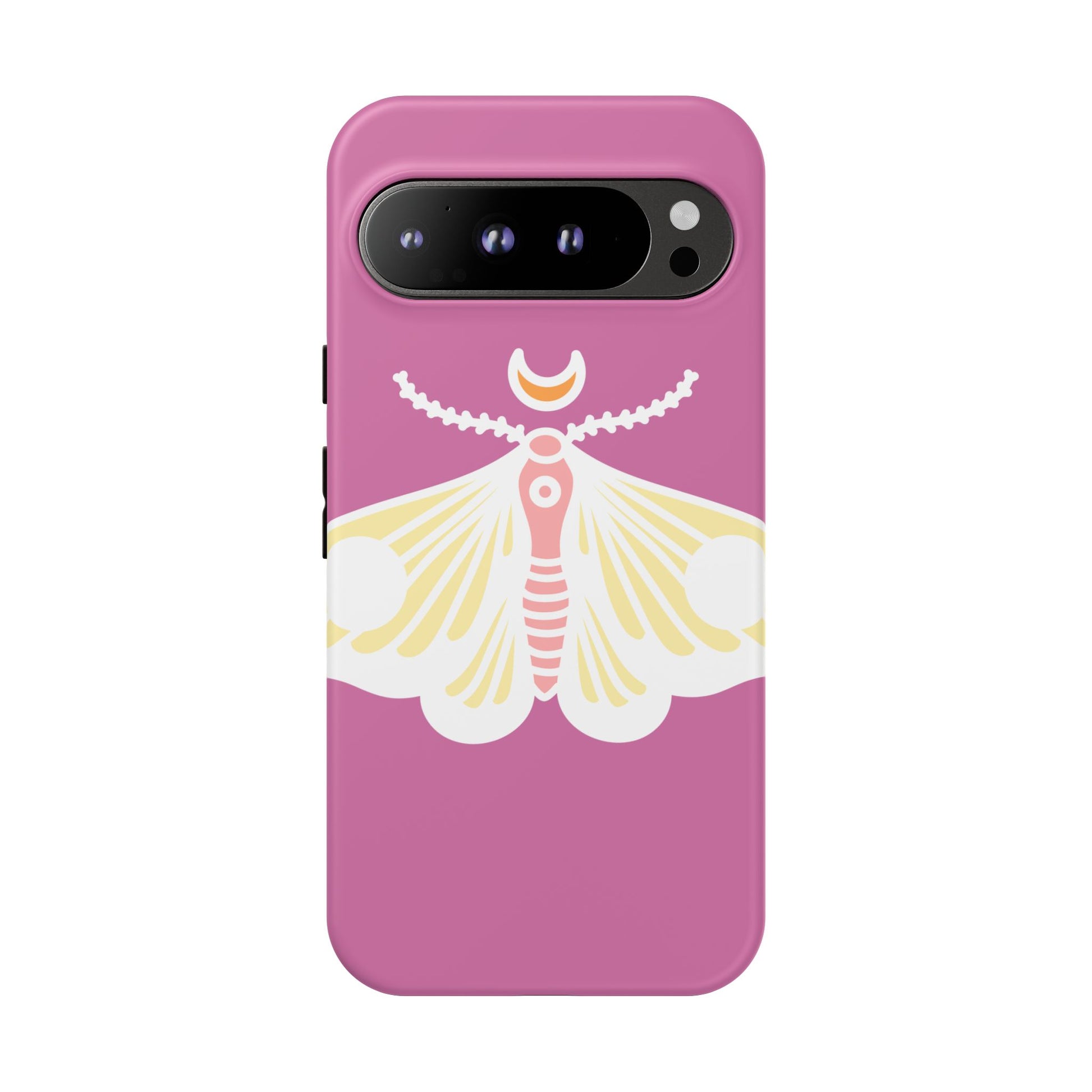 Colorful Moth Phone Case | Tough Cases for iPhone, Unique Gift, Nature Lovers, Boho Style, Trendy Accessories