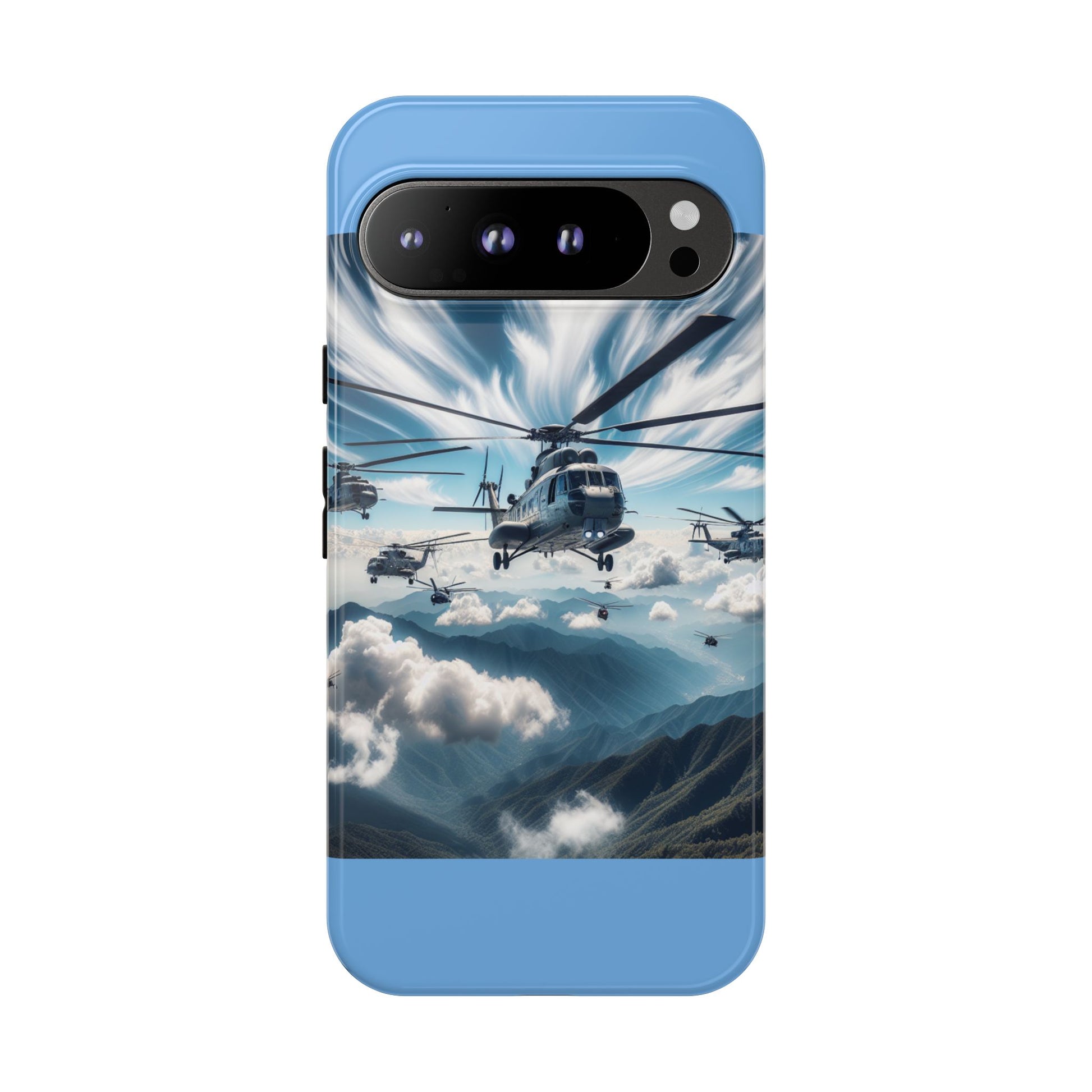 Tough Cases - Helicopter Design Phone Case, Military Style Cover, Unique Gift for Aviation Lovers, Durable Phone Protector, Hobbyist [...]