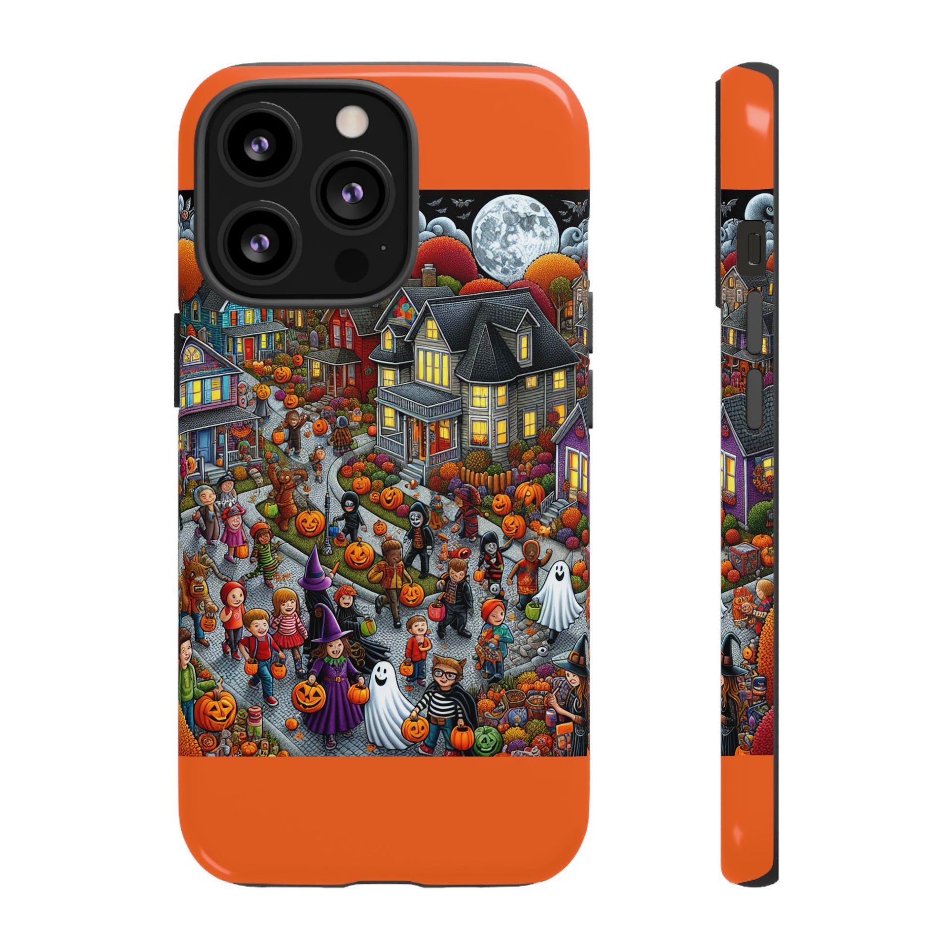 Halloween Phone Case, Tough Cases for Spooky Season, Fall Decor, Trick or Treat, Pumpkin Lovers, Ghost Design