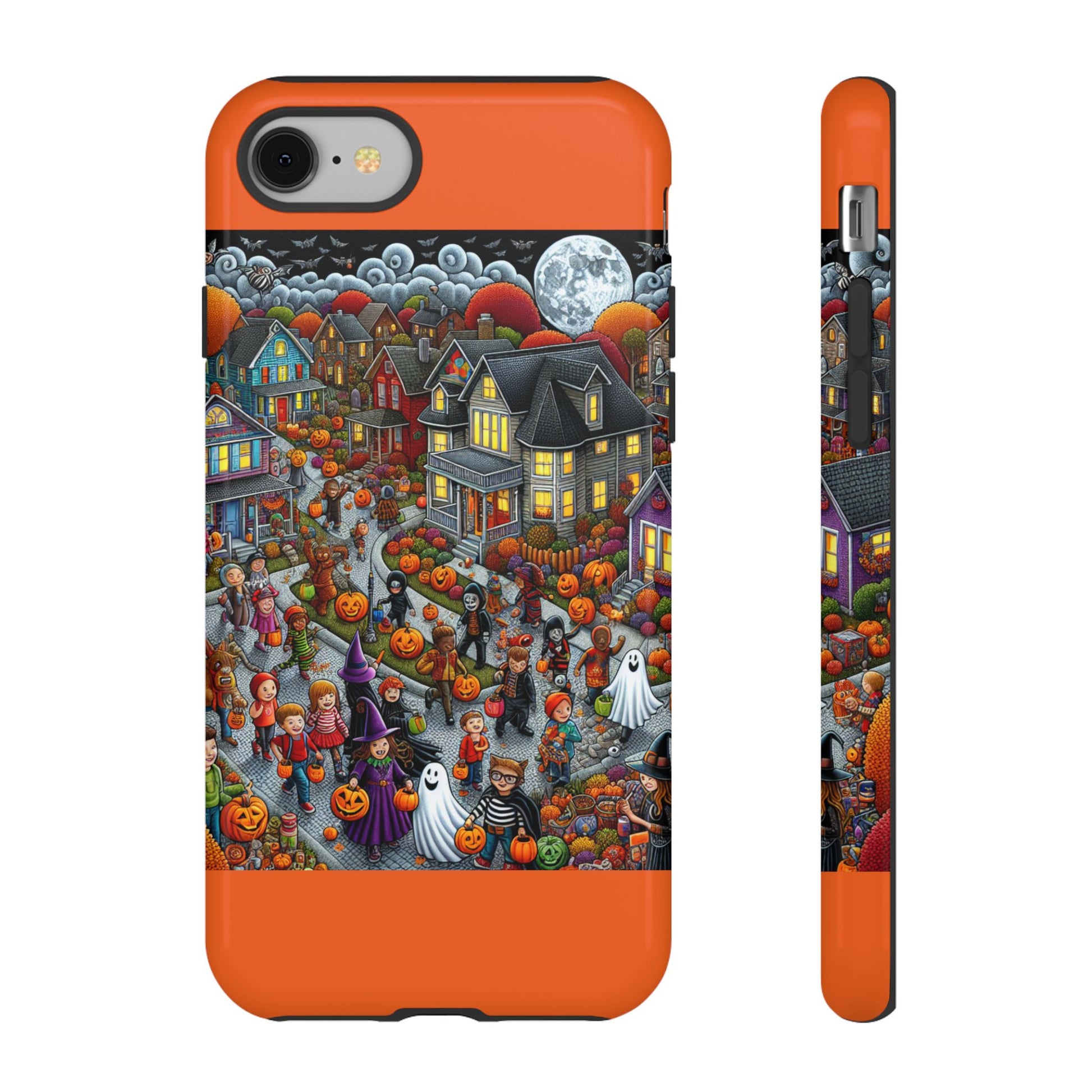 Halloween Phone Case, Tough Cases for Spooky Season, Fall Decor, Trick or Treat, Pumpkin Lovers, Ghost Design