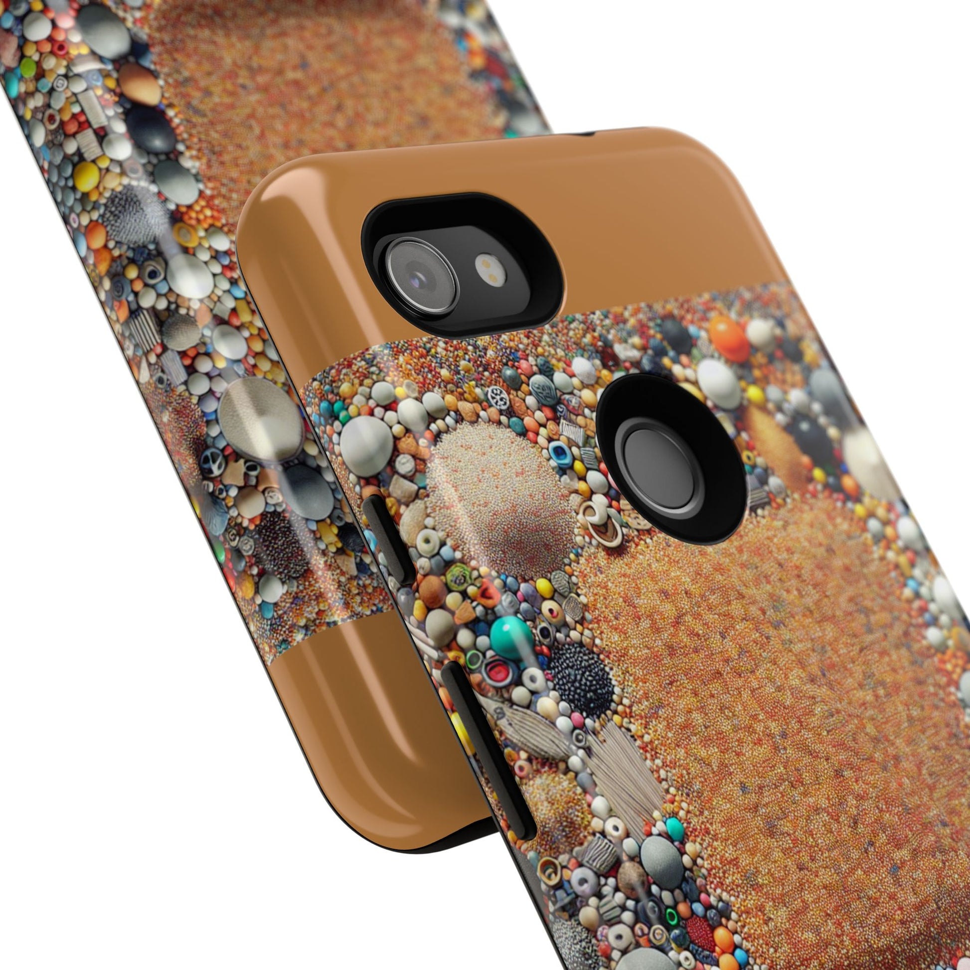 Colorful Phone Case with Unique Texture, Tough Case, Phone Accessory, Trendy Design, Gift for Tech Lovers, Durable Protection