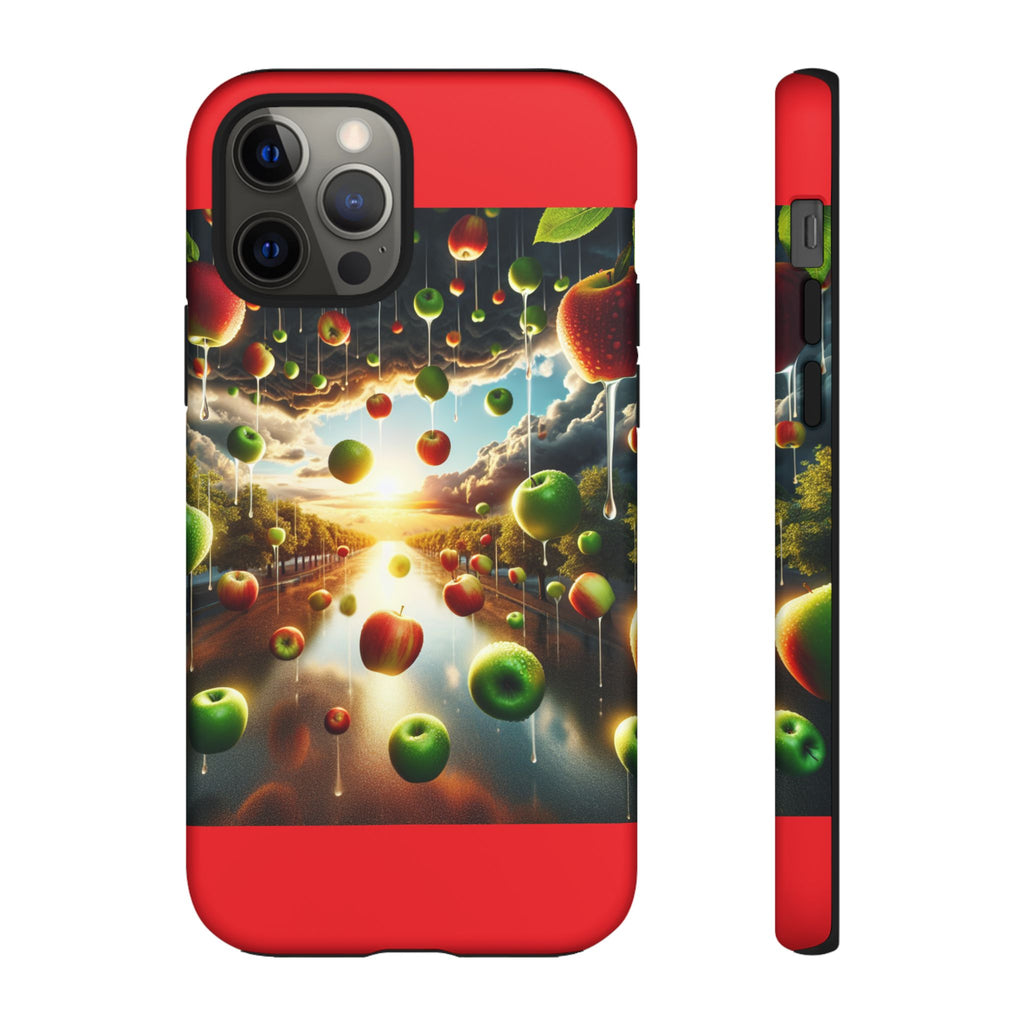 Vibrant Phone Case with Artistic Apple Design, Unique Gift for Art Lovers, Trendy Accessory for Any Occasion, Stylish Smartphone Cover