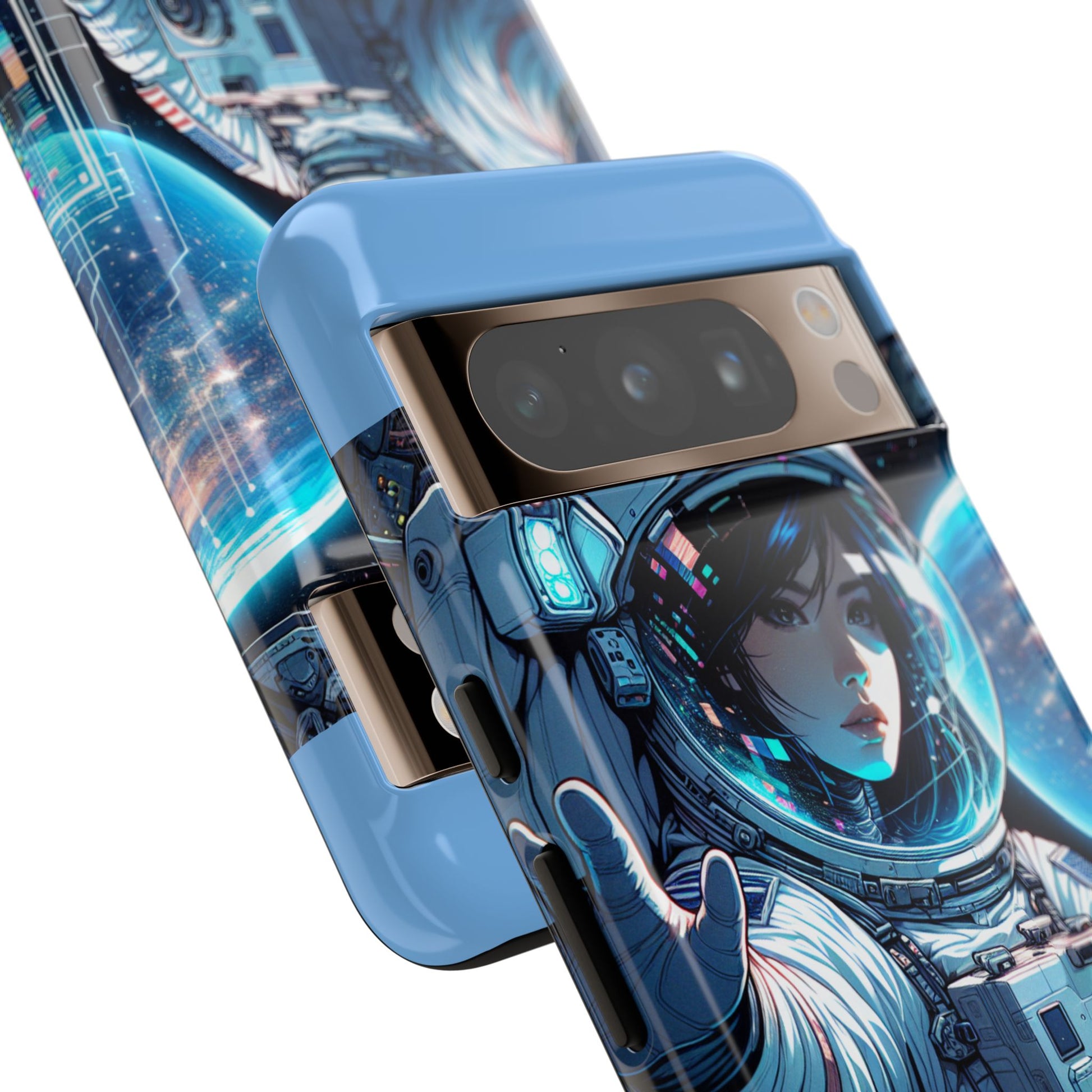 Astronaut Phone Case, Space-Themed Tough Case, Unique Gift for Science Lovers, Trendy Protection for Smartphones, Cool Tech Accessories