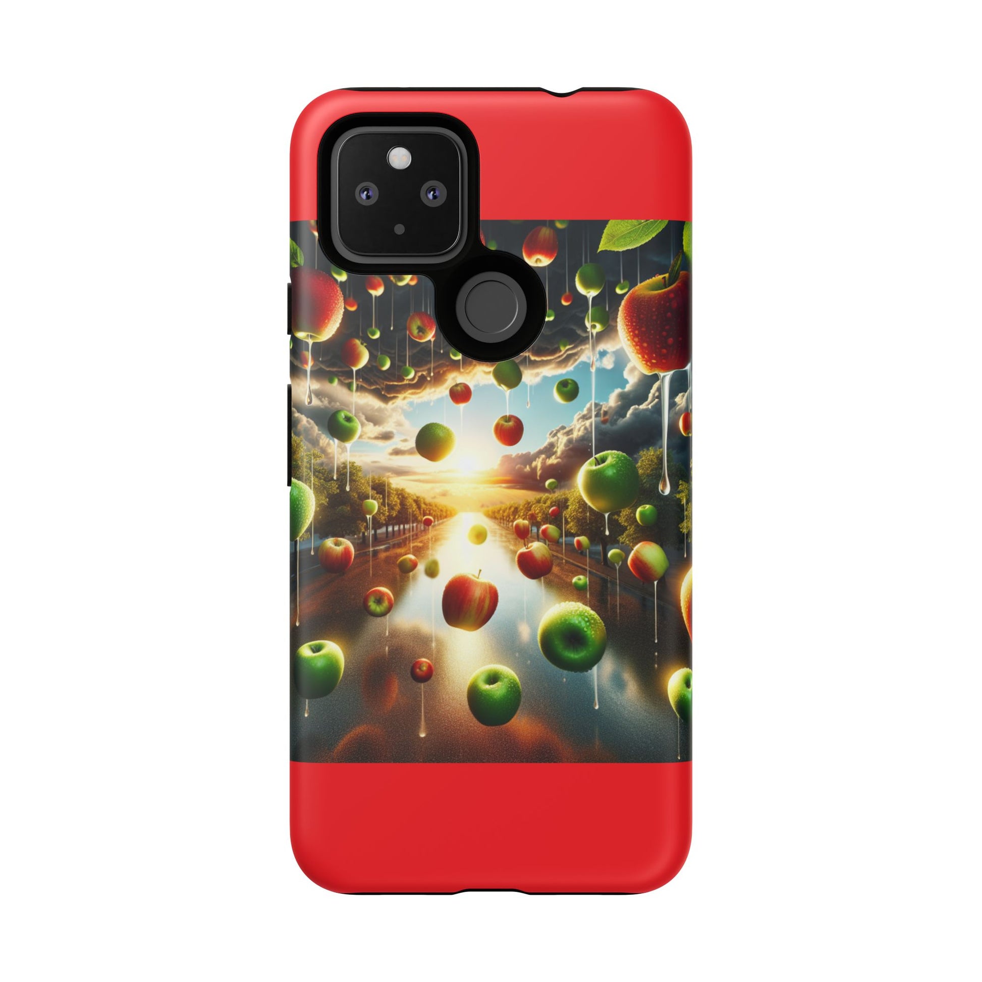 Vibrant Phone Case with Artistic Apple Design, Unique Gift for Art Lovers, Trendy Accessory for Any Occasion, Stylish Smartphone Cover