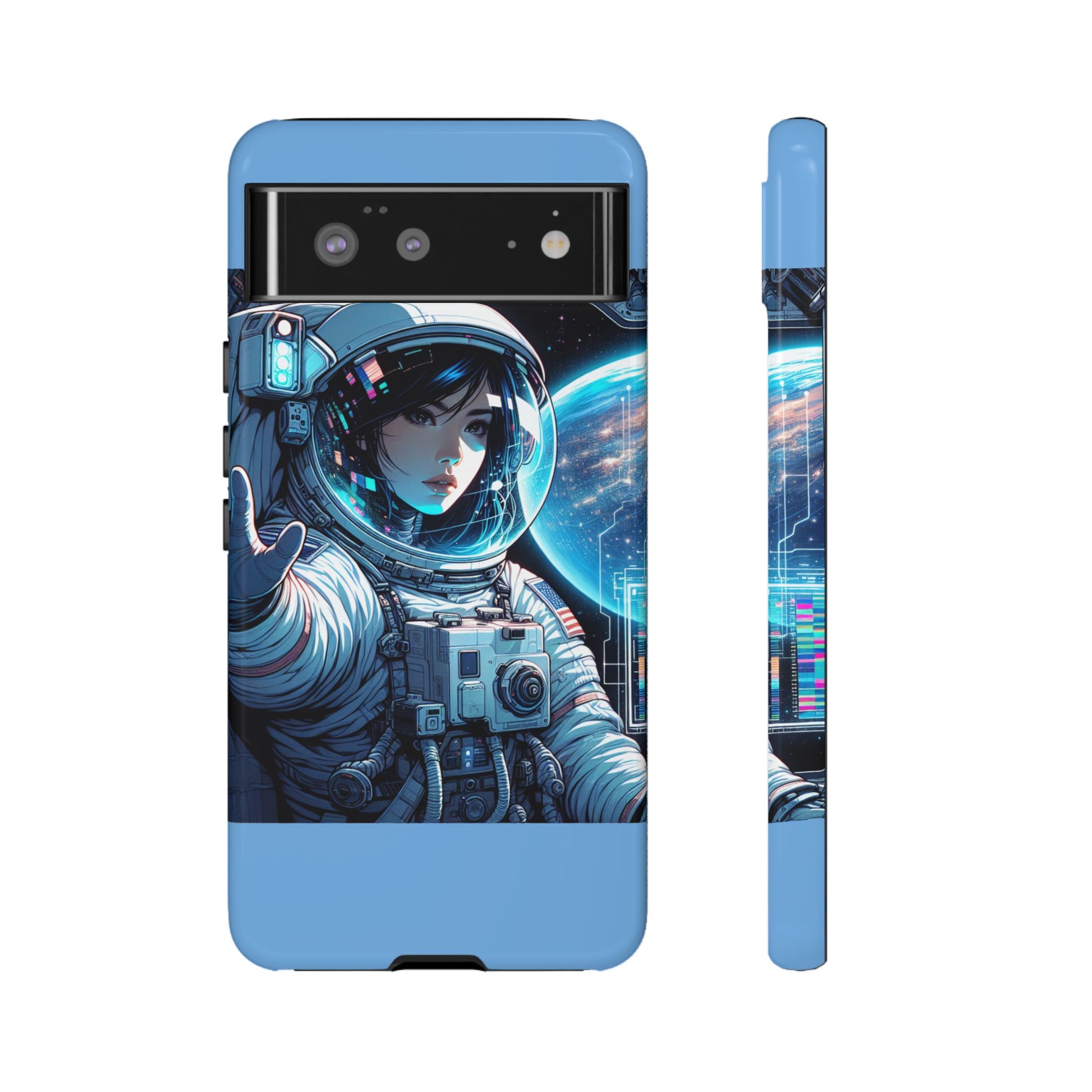 Astronaut Phone Case, Space-Themed Tough Case, Unique Gift for Science Lovers, Trendy Protection for Smartphones, Cool Tech Accessories