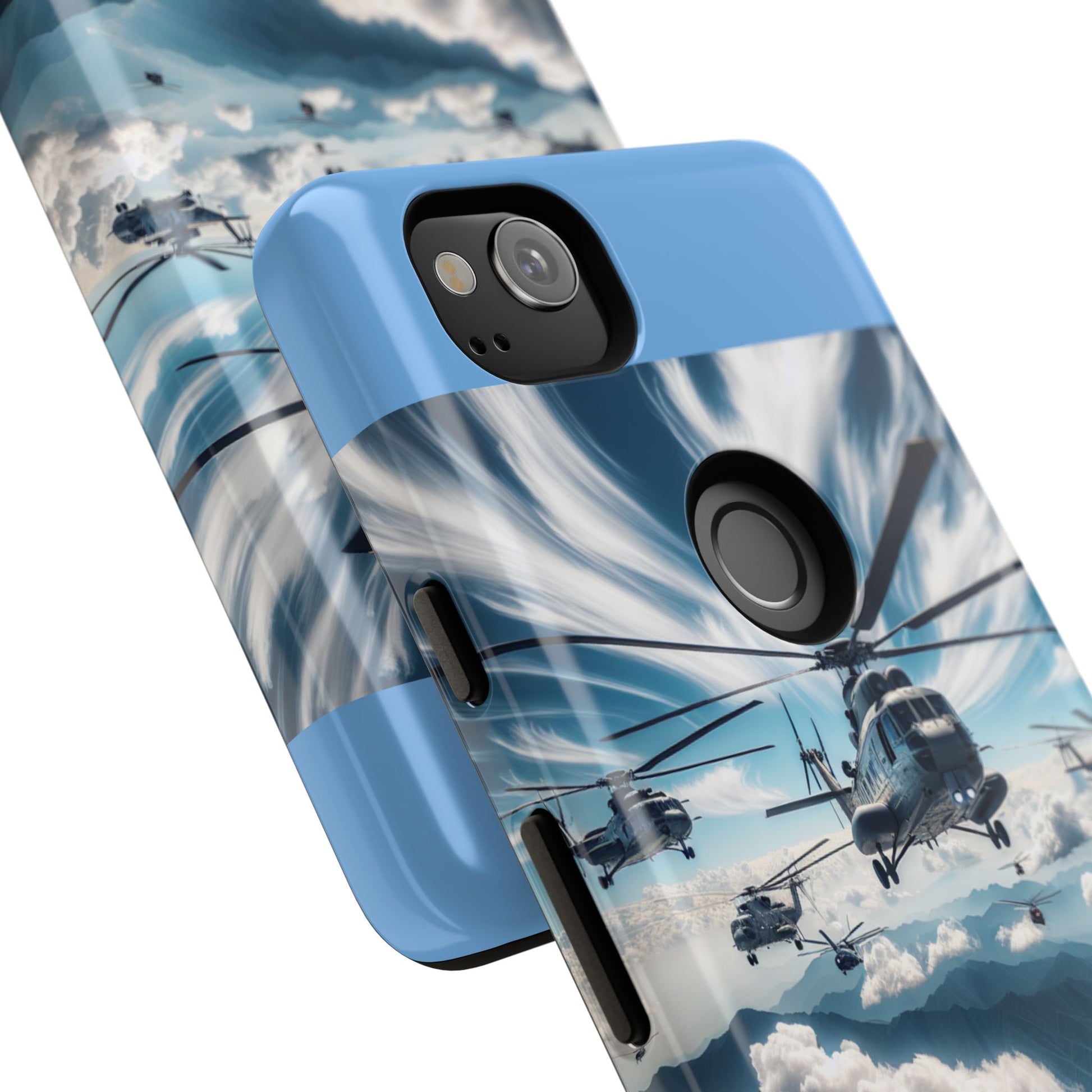 Tough Cases - Helicopter Design Phone Case, Military Style Cover, Unique Gift for Aviation Lovers, Durable Phone Protector, Hobbyist [...]