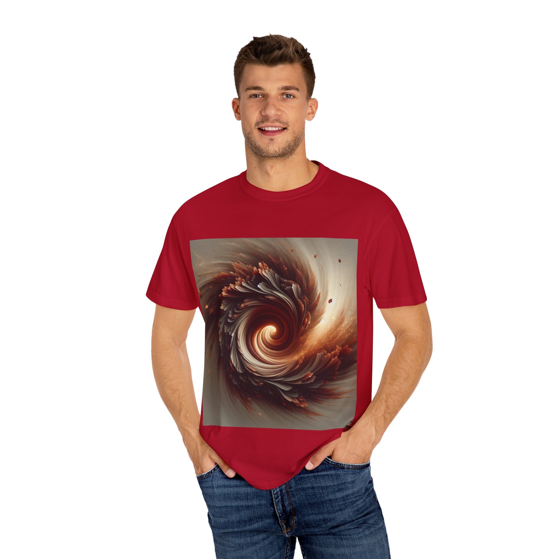 Cosmic Swirl Unisex Garment-Dyed T-Shirt