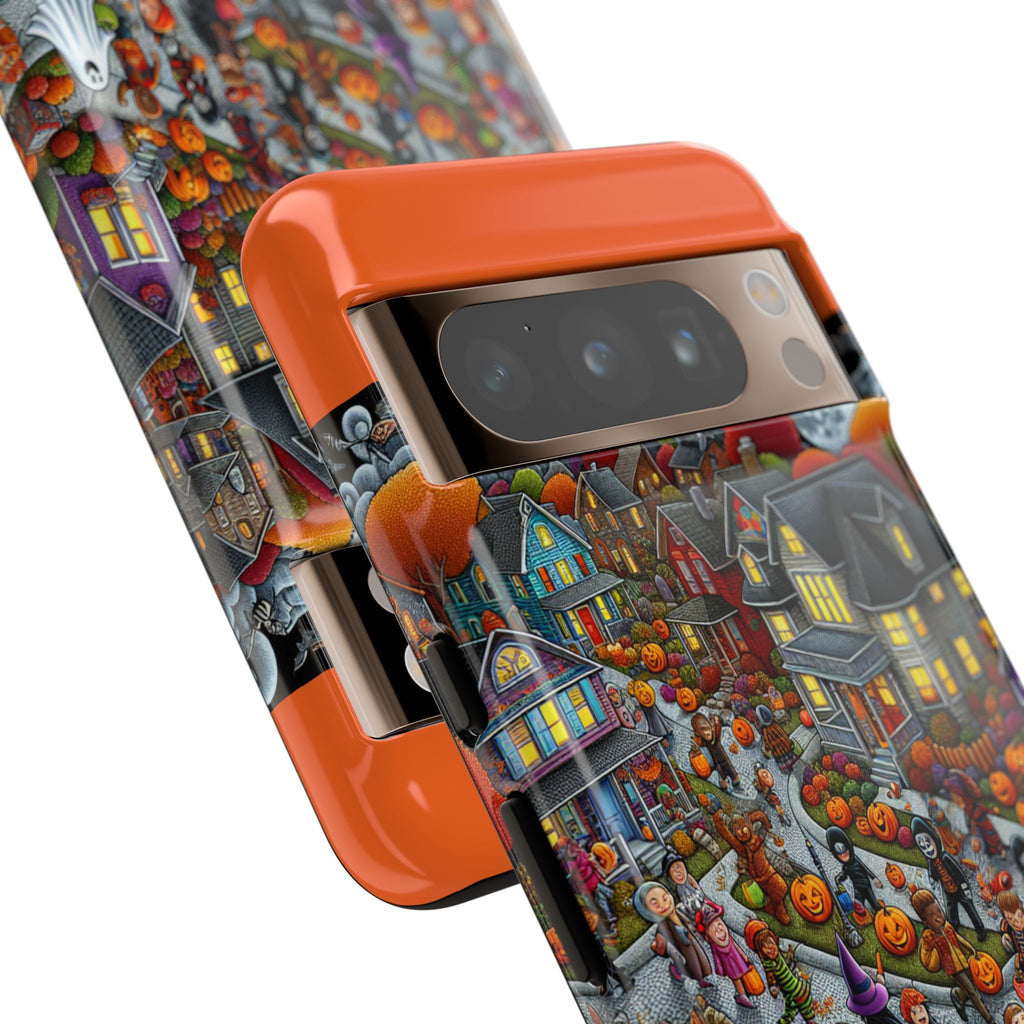 Halloween Phone Case, Tough Cases for Spooky Season, Fall Decor, Trick or Treat, Pumpkin Lovers, Ghost Design
