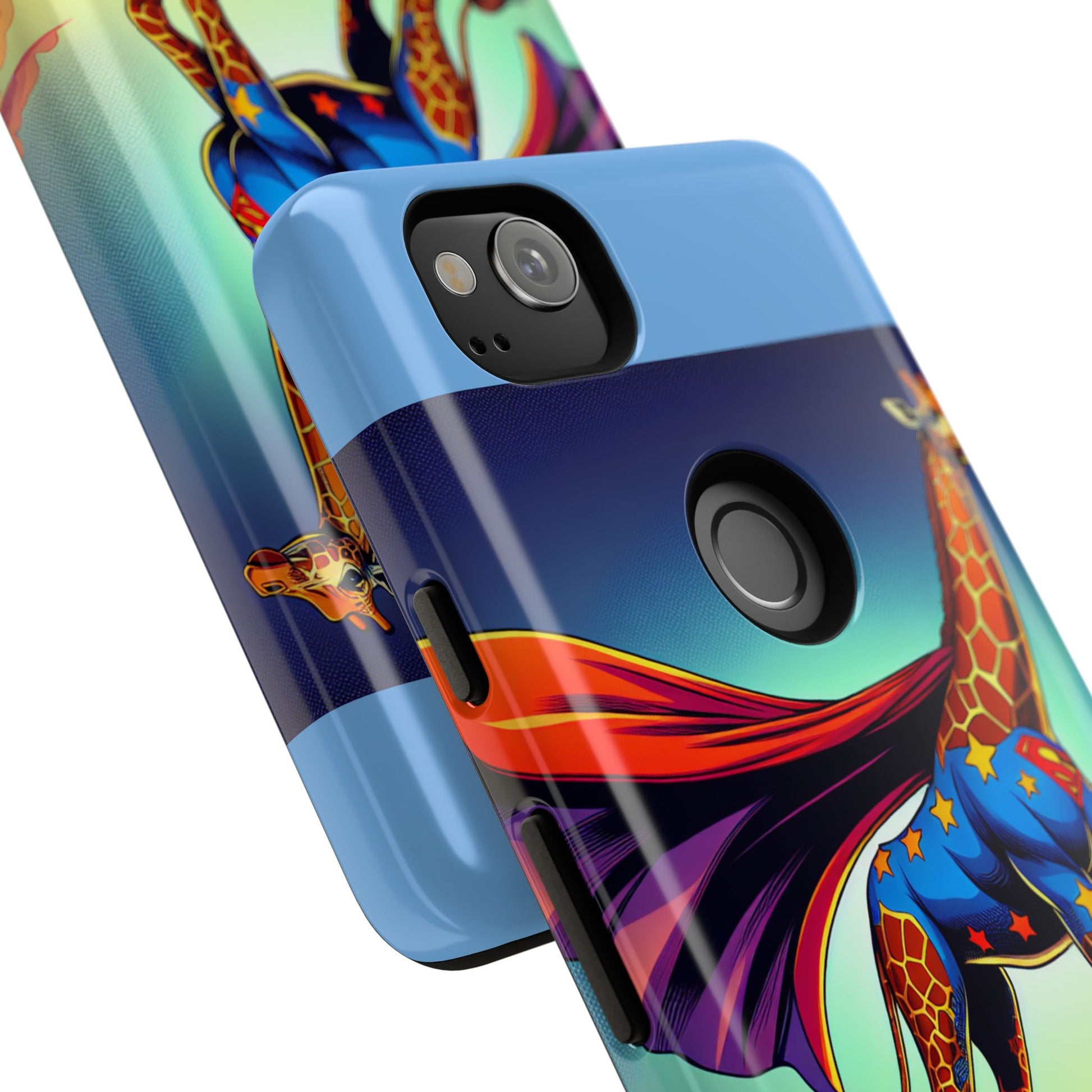 Superhero Giraffe Phone Case | Tough Cases, Unique Gifts, Animal Lover Accessories, Fun Tech Protectors, Cute Phone Covers, Birthday Gift