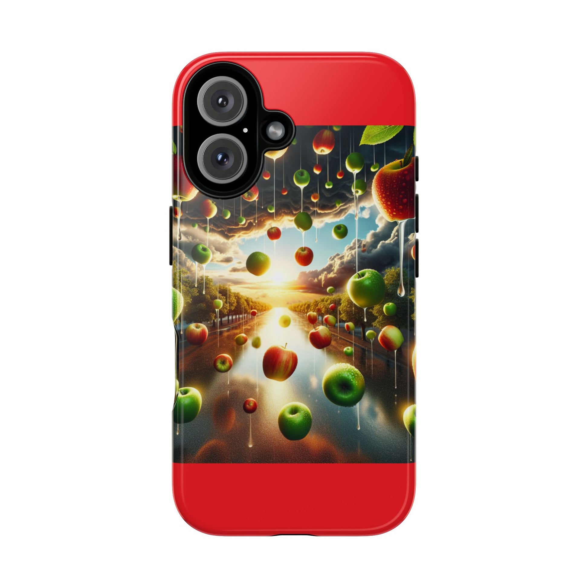 Vibrant Phone Case with Artistic Apple Design, Unique Gift for Art Lovers, Trendy Accessory for Any Occasion, Stylish Smartphone Cover