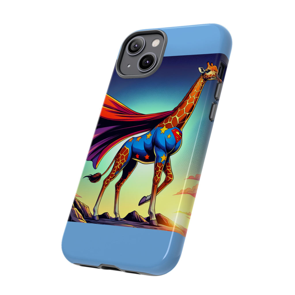 Superhero Giraffe Phone Case | Tough Cases, Unique Gifts, Animal Lover Accessories, Fun Tech Protectors, Cute Phone Covers, Birthday Gift