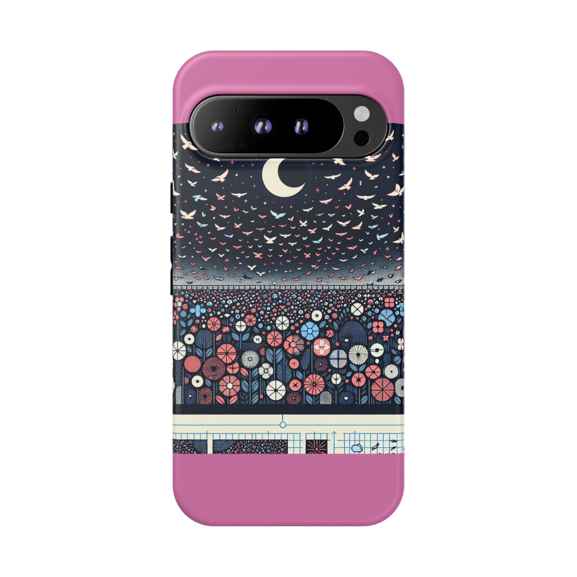 Floral Phone Case, Tough Cases for iPhone, Nature-Inspired Design, Gift for Her, Stylish Protection, Trending Accessory