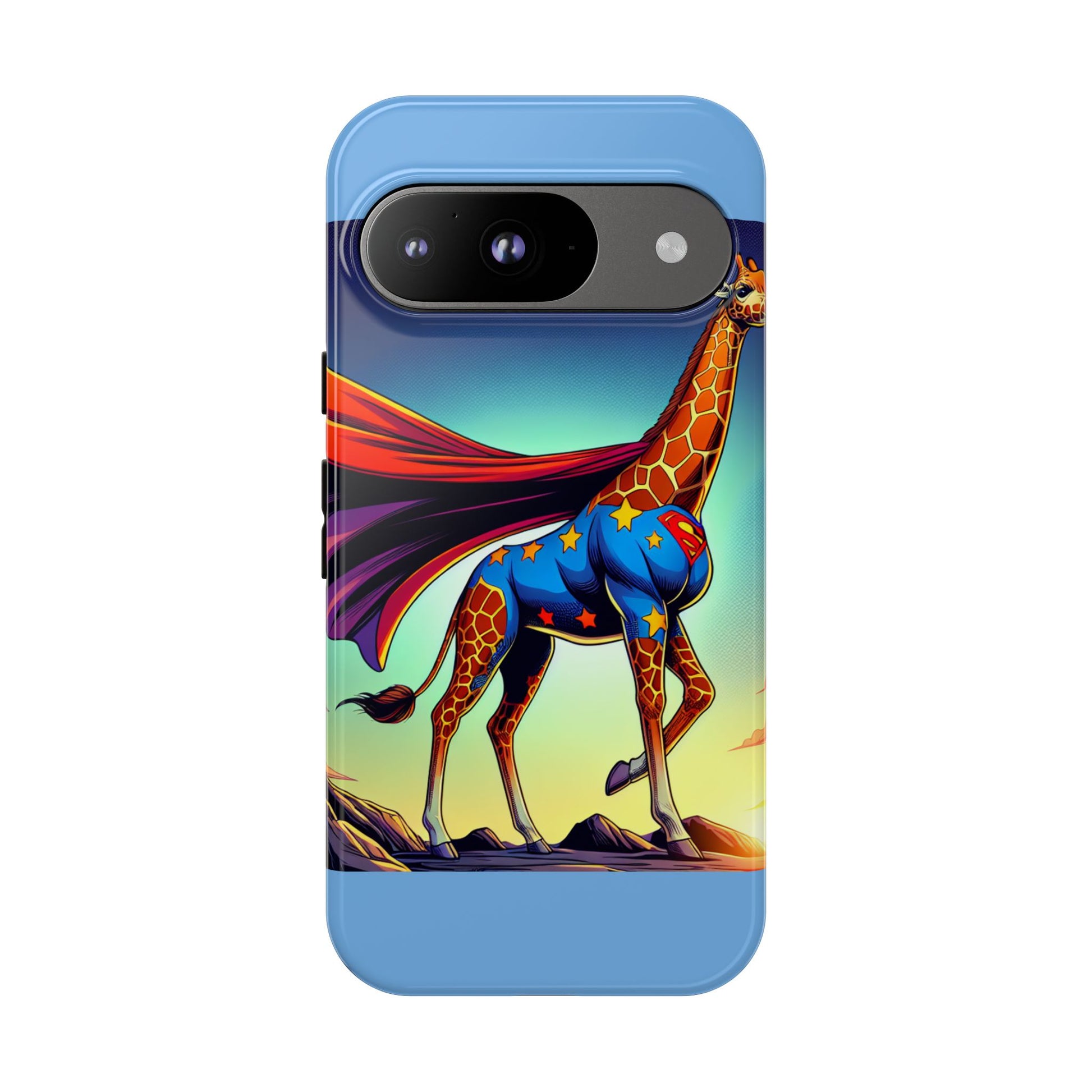 Superhero Giraffe Phone Case | Tough Cases, Unique Gifts, Animal Lover Accessories, Fun Tech Protectors, Cute Phone Covers, Birthday Gift