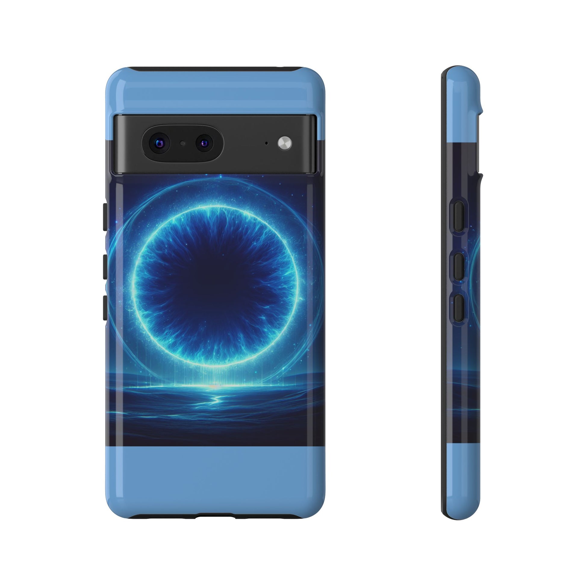 Blue Galaxy Phone Case, Tough Phone Cover, Cosmic Protection Case, Space Design, Gift for Space Lovers