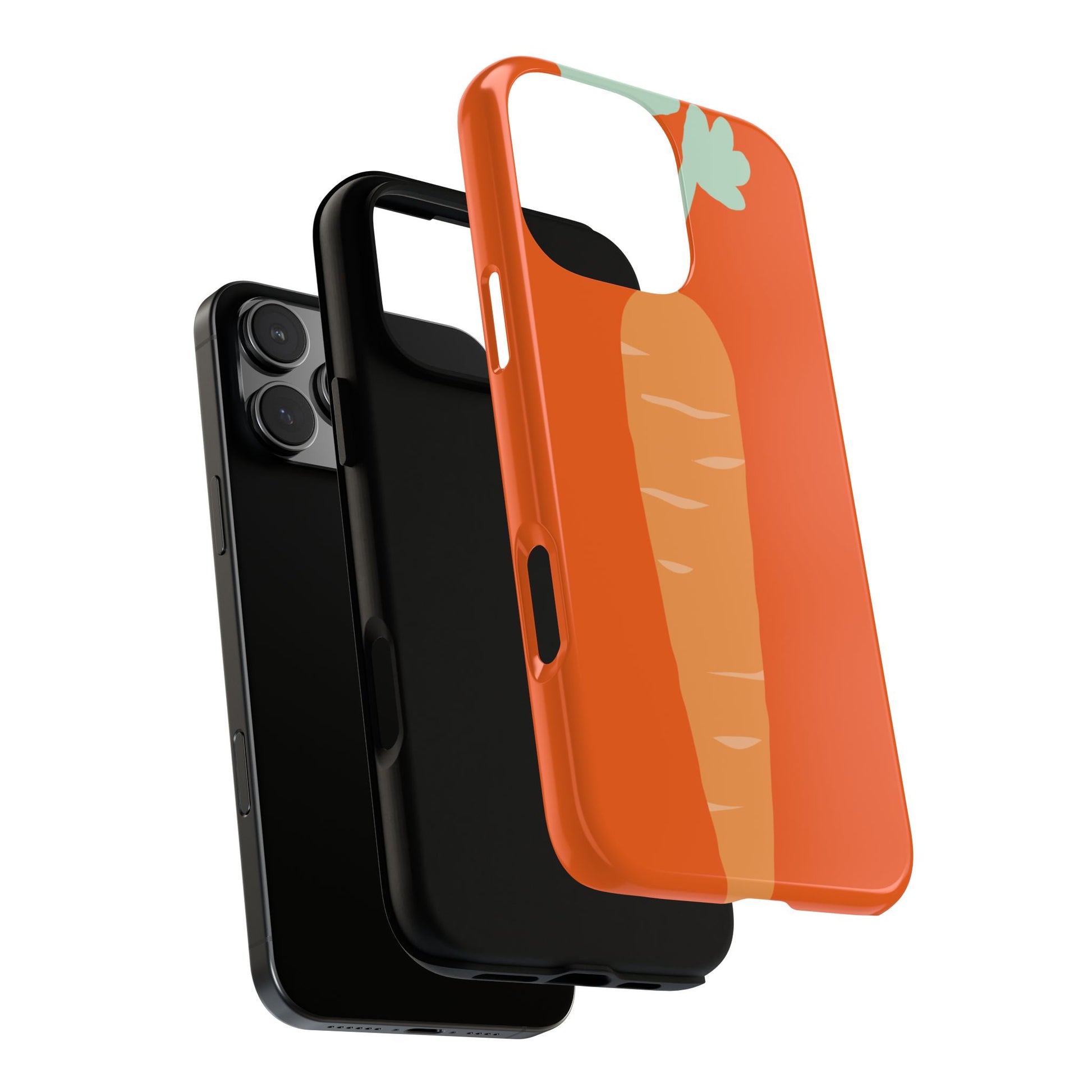 Tough Cases Carrot Phone Case, Cute Smartphone Cover, Fun Gift for Garden Lovers, Fall Decor, Vegan Accessories, Colorful Case