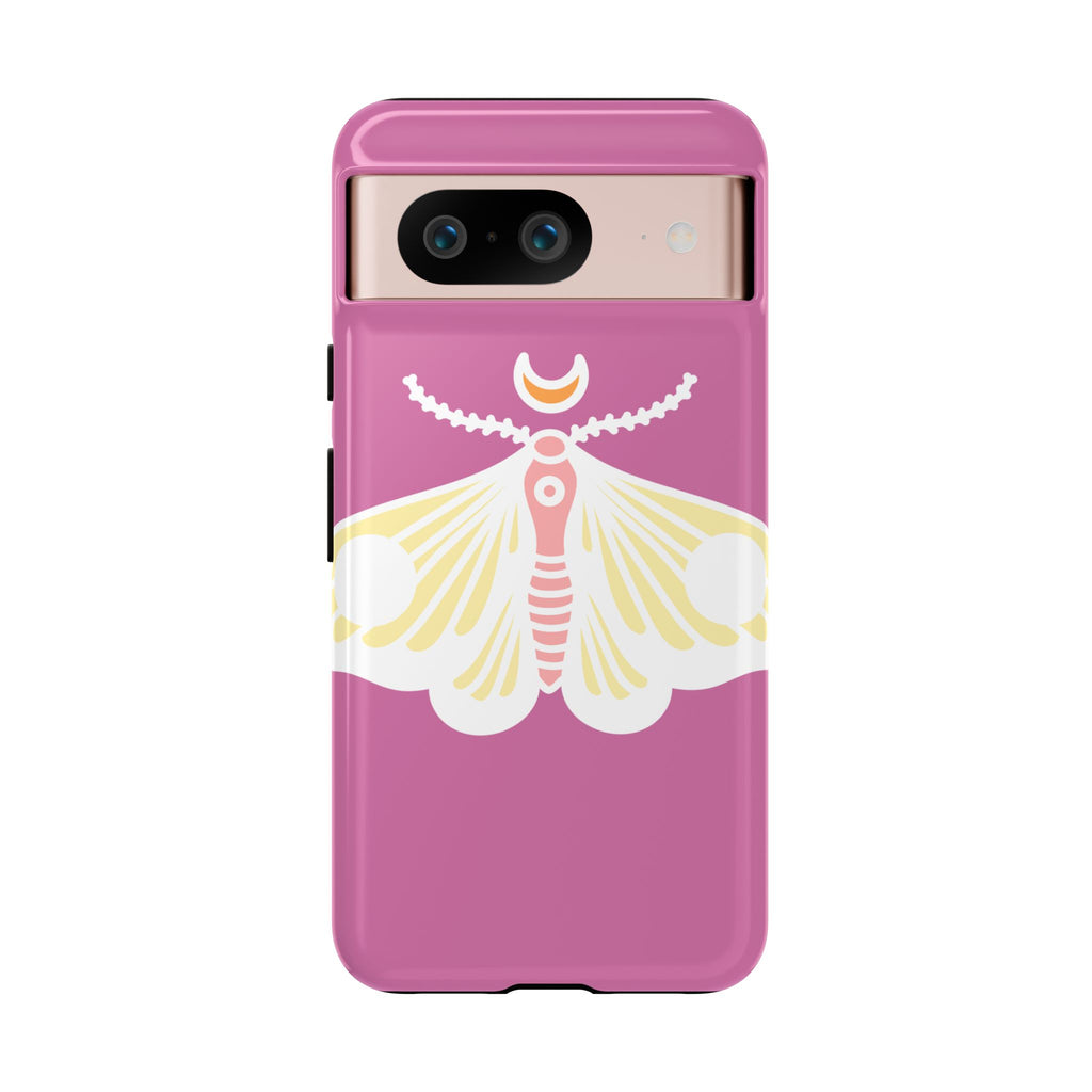 Colorful Moth Phone Case | Tough Cases for iPhone, Unique Gift, Nature Lovers, Boho Style, Trendy Accessories