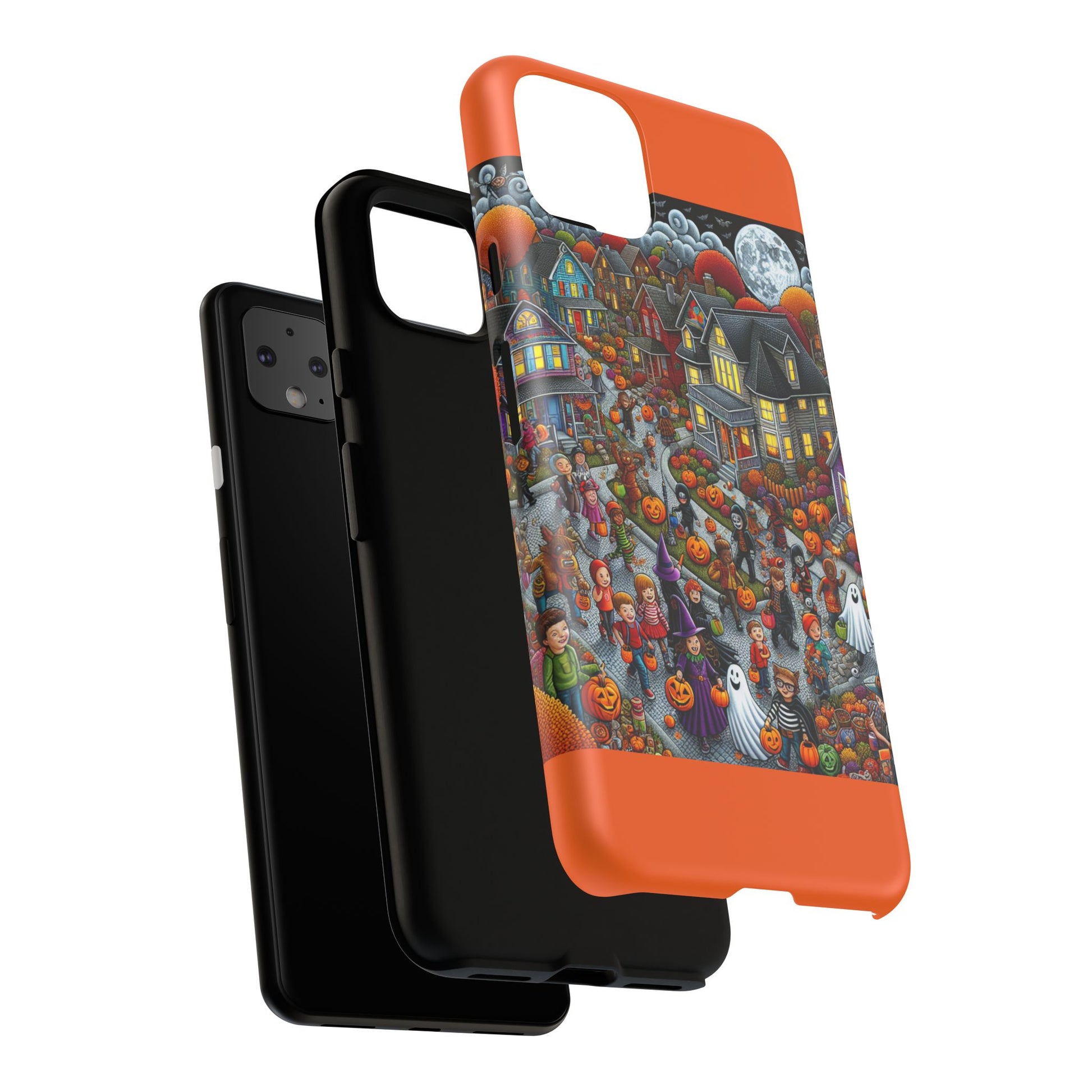 Halloween Phone Case, Tough Cases for Spooky Season, Fall Decor, Trick or Treat, Pumpkin Lovers, Ghost Design