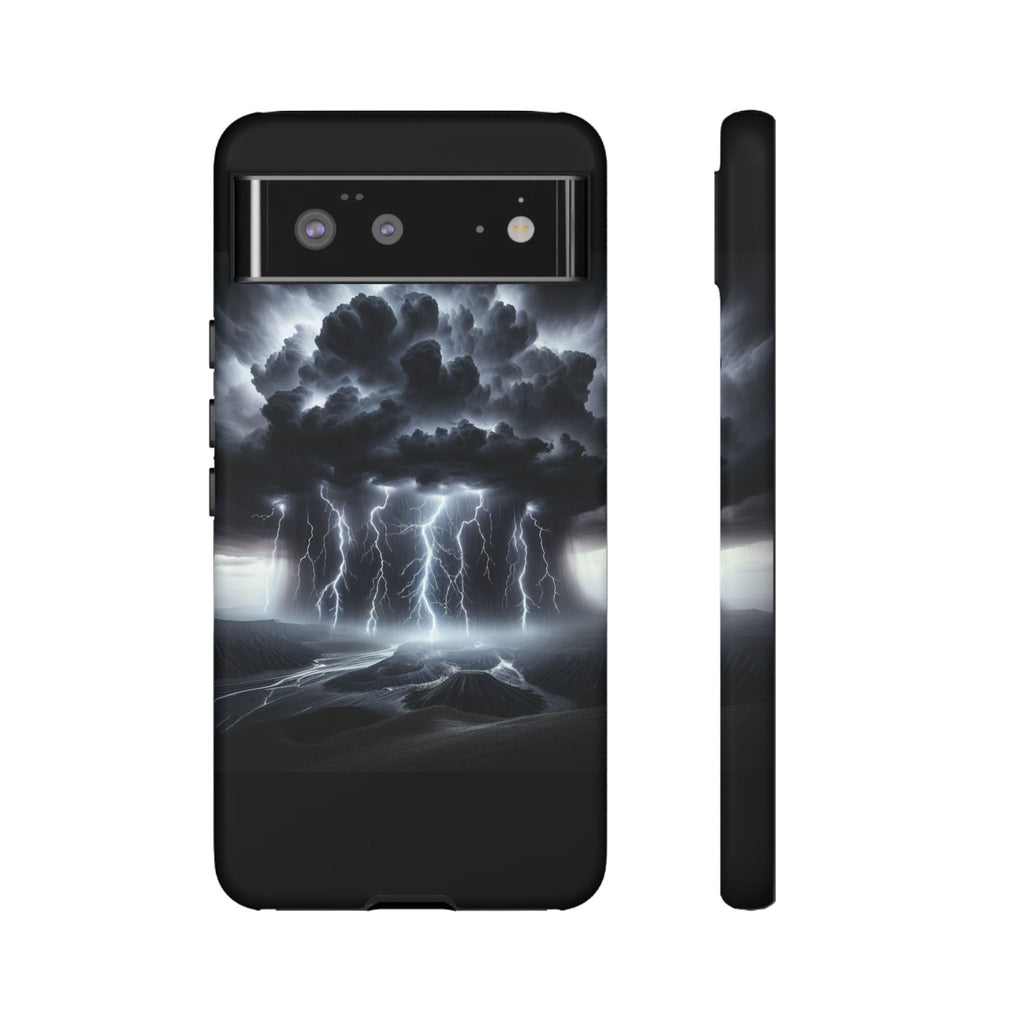 Tough Cases for the Bold: Stormy Thunder Phone Case, Lightning Protection, Durable Cover for Adventurers, Unique Gift for Nature [...]