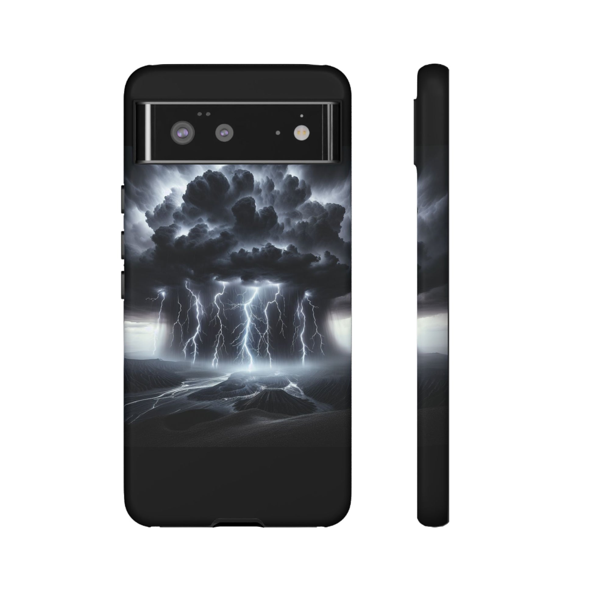 Tough Cases for the Bold: Stormy Thunder Phone Case, Lightning Protection, Durable Cover for Adventurers, Unique Gift for Nature [...]