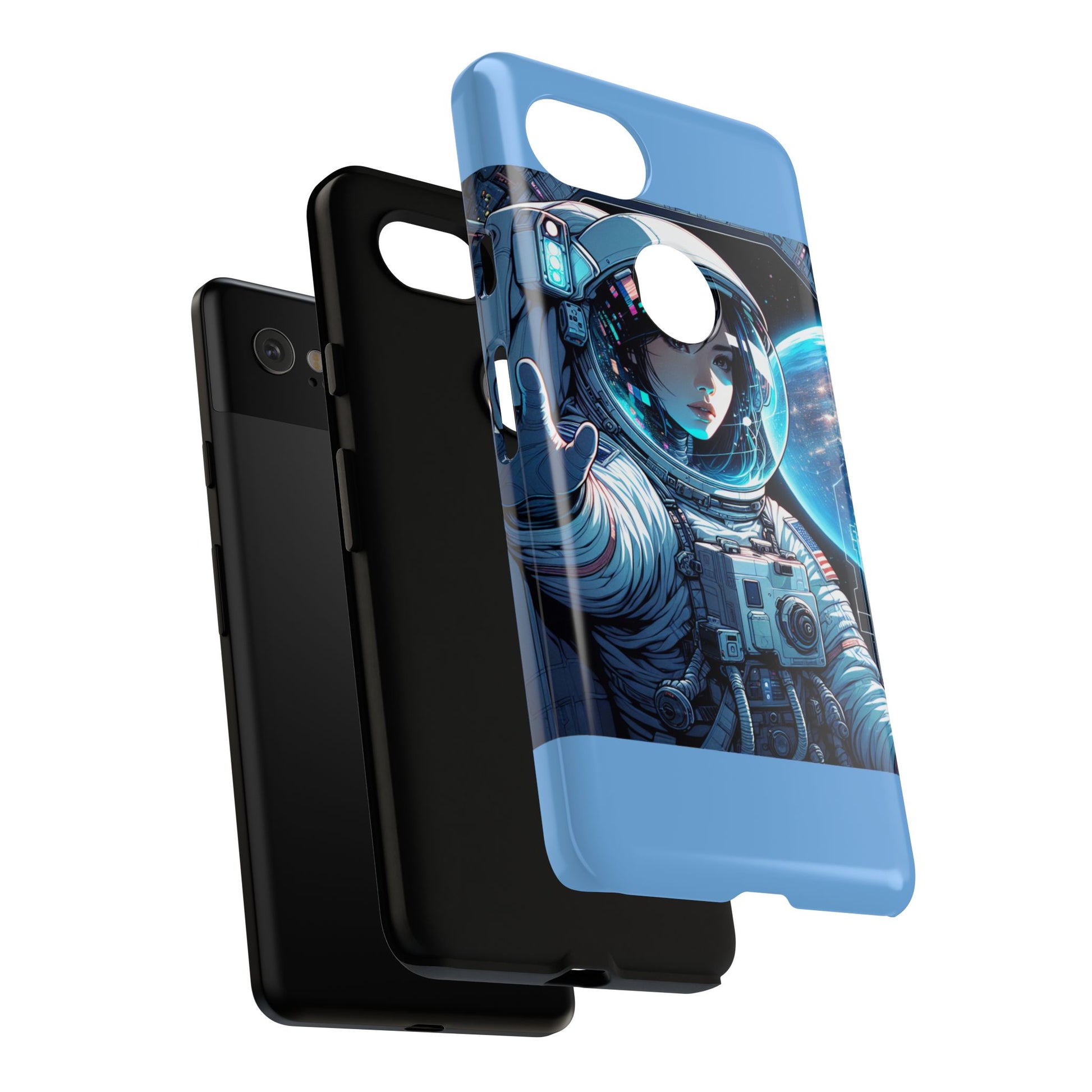 Astronaut Phone Case, Space-Themed Tough Case, Unique Gift for Science Lovers, Trendy Protection for Smartphones, Cool Tech Accessories