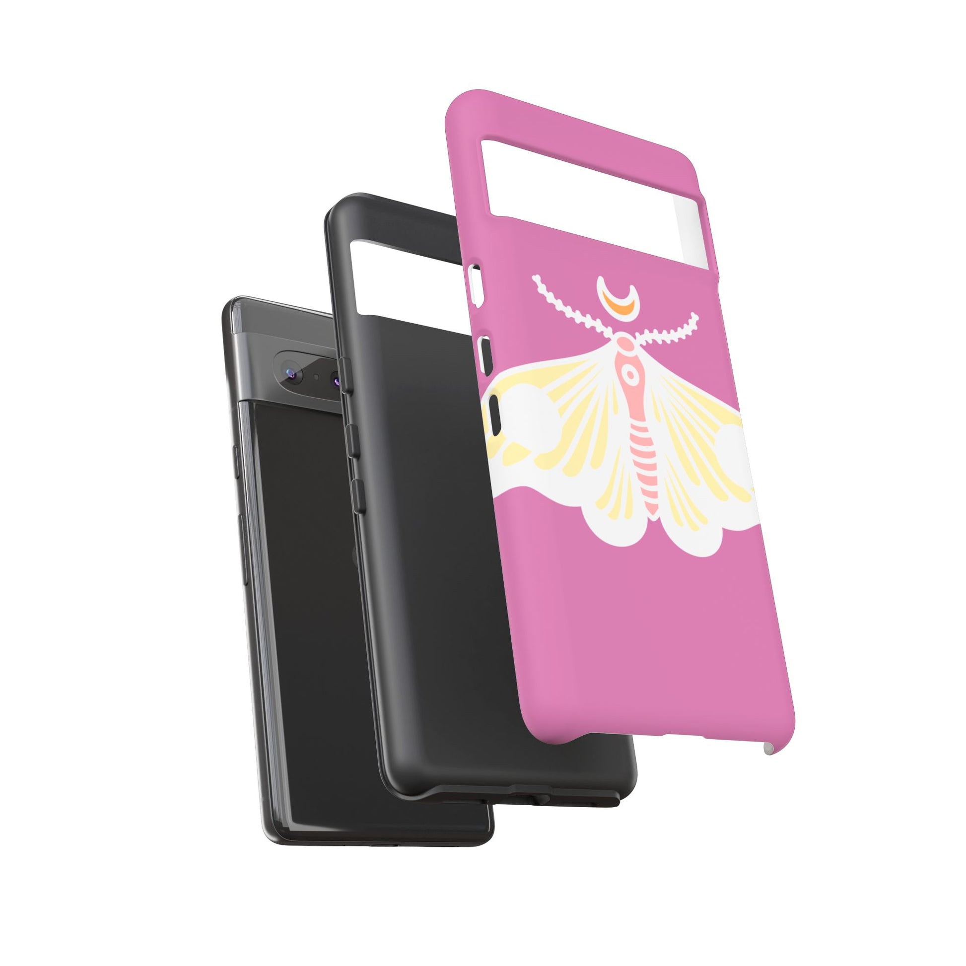 Colorful Moth Phone Case | Tough Cases for iPhone, Unique Gift, Nature Lovers, Boho Style, Trendy Accessories
