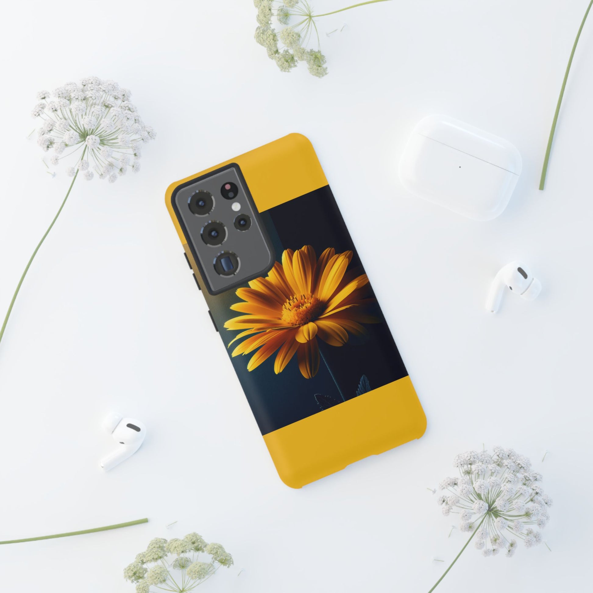 Bright Floral Phone Case | Tough Cases for Nature Lovers, Flower Design, Protective Cover, Gift for Her, Spring Accessories