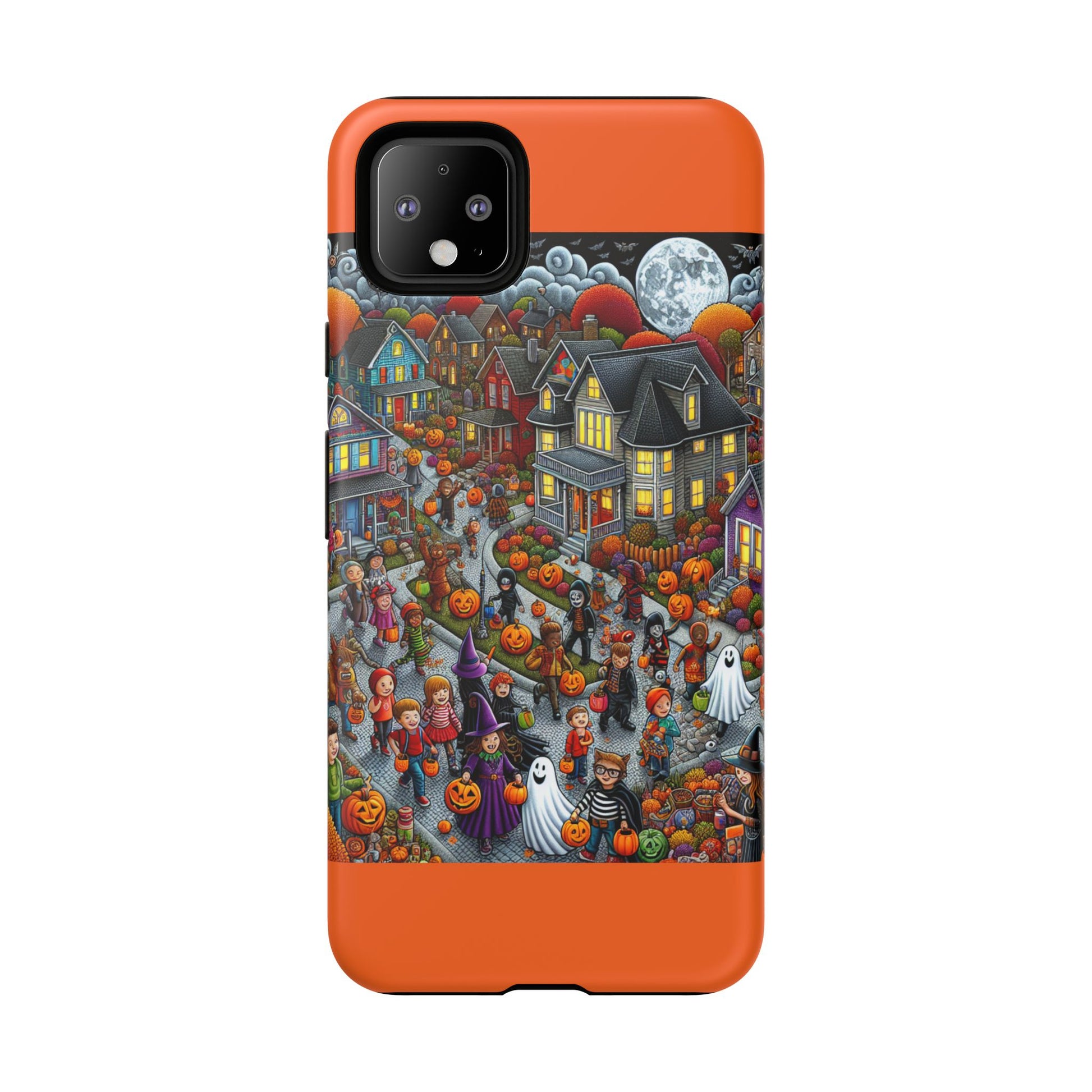 Halloween Phone Case, Tough Cases for Spooky Season, Fall Decor, Trick or Treat, Pumpkin Lovers, Ghost Design