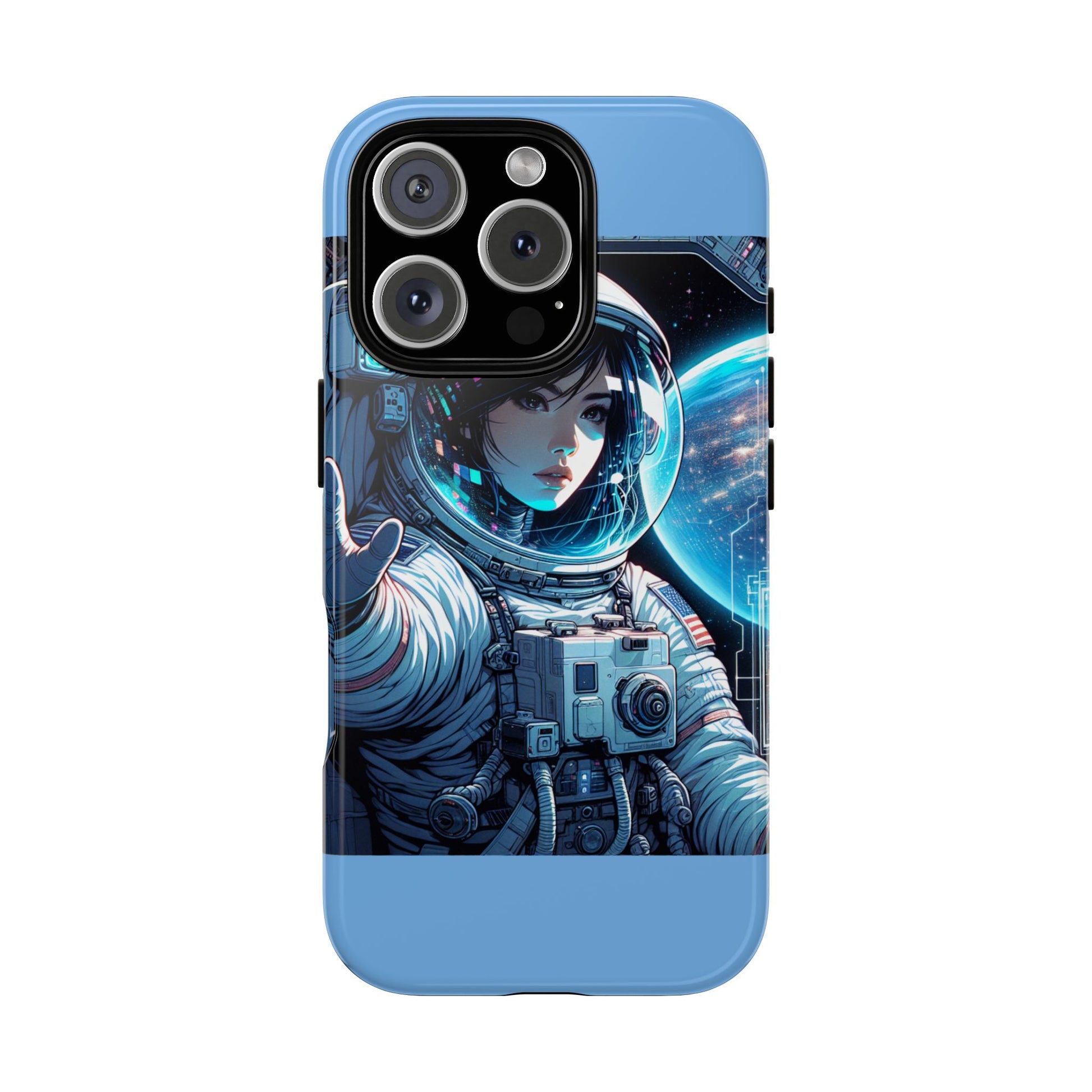 Astronaut Phone Case, Space-Themed Tough Case, Unique Gift for Science Lovers, Trendy Protection for Smartphones, Cool Tech Accessories