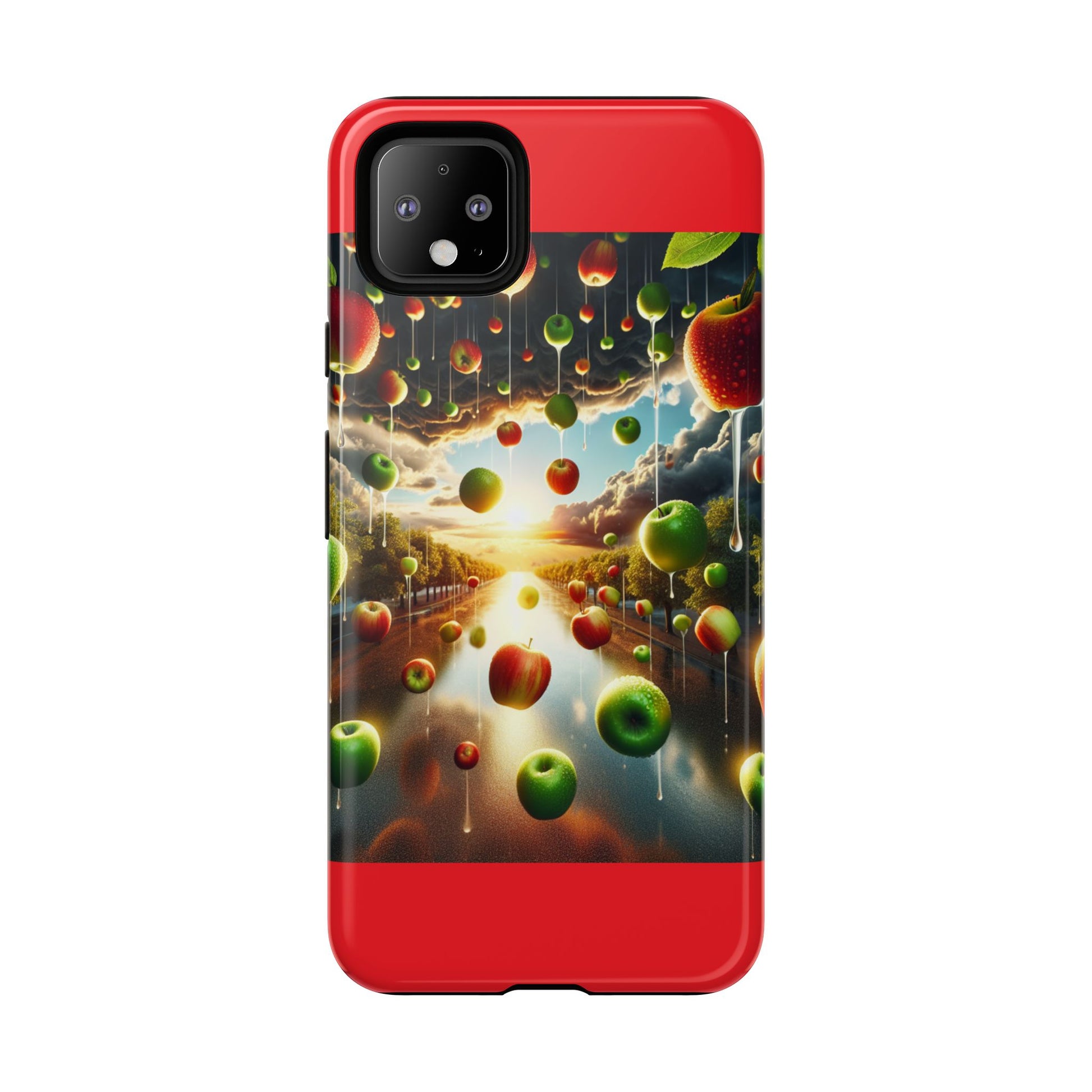 Vibrant Phone Case with Artistic Apple Design, Unique Gift for Art Lovers, Trendy Accessory for Any Occasion, Stylish Smartphone Cover