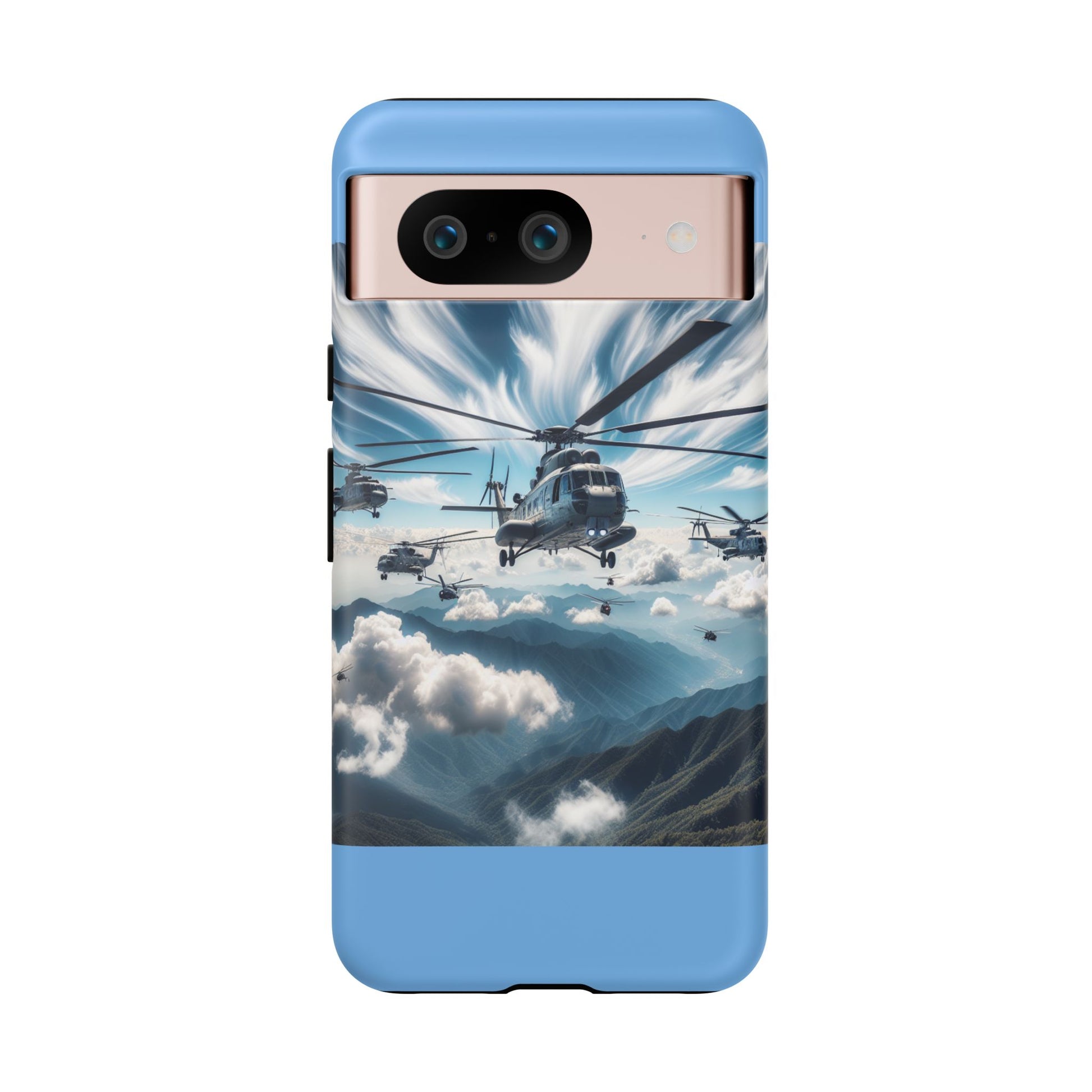 Tough Cases - Helicopter Design Phone Case, Military Style Cover, Unique Gift for Aviation Lovers, Durable Phone Protector, Hobbyist [...]