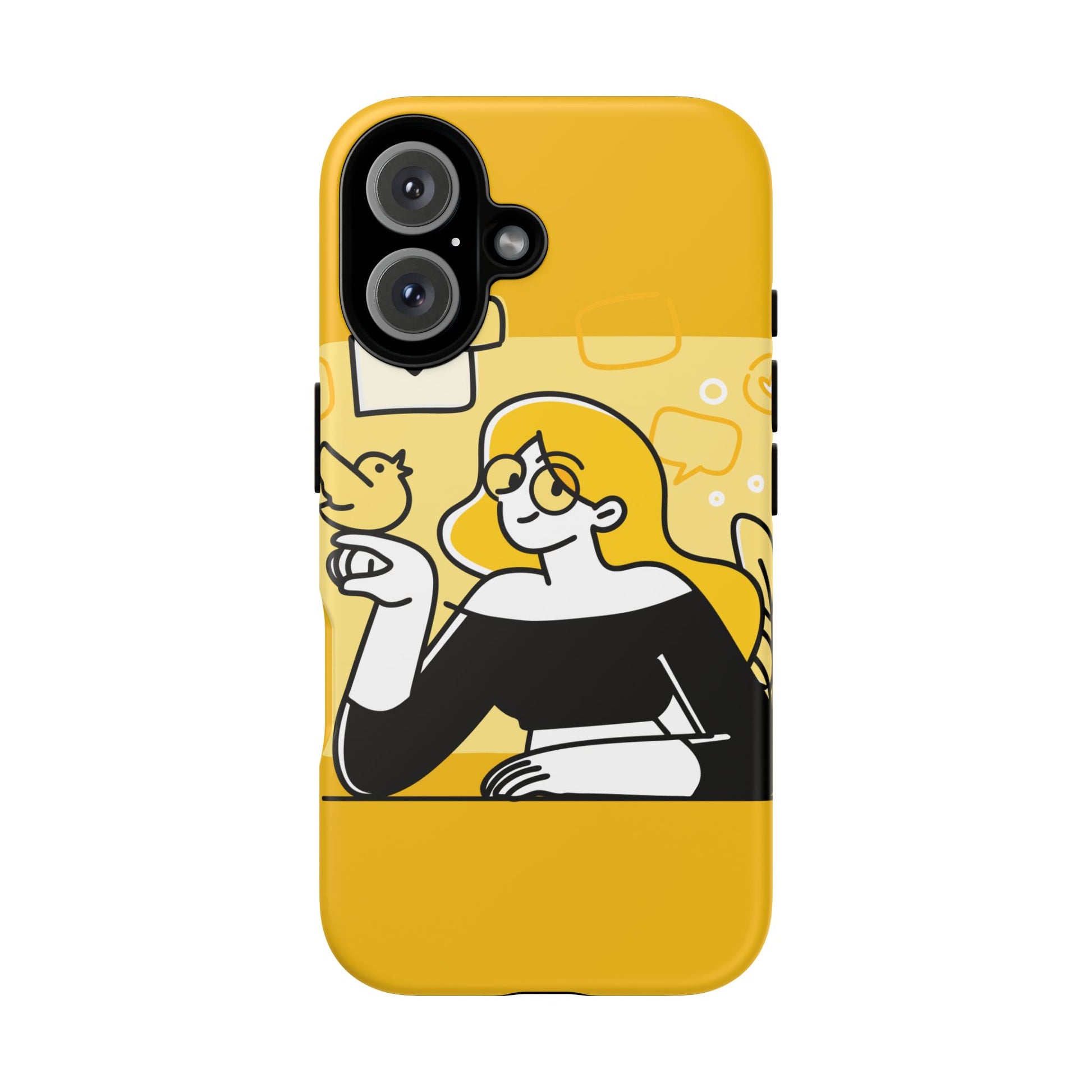 Chic Phone Case with Playful Design, Smartphone Cover, Unique Gift, Trendy Accessory, Eco-Friendly Case